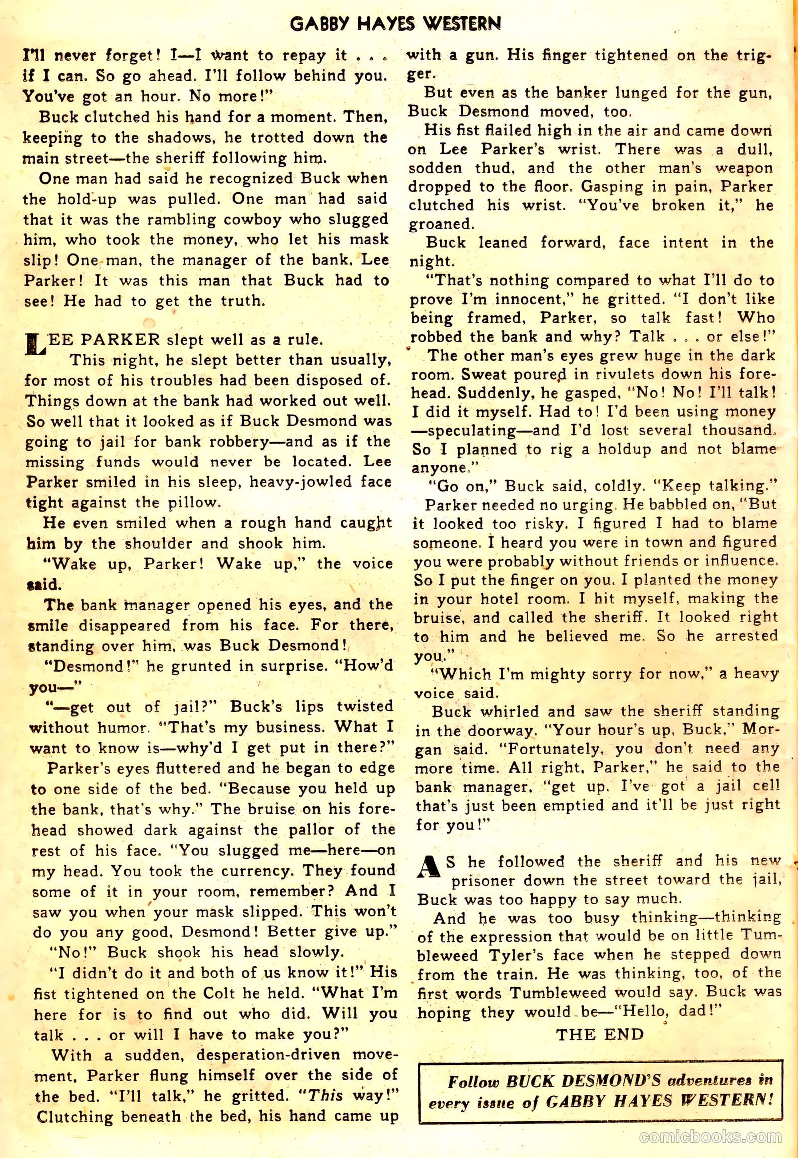 Gabby Hayes Western #10 (1949) — page 21 of 34