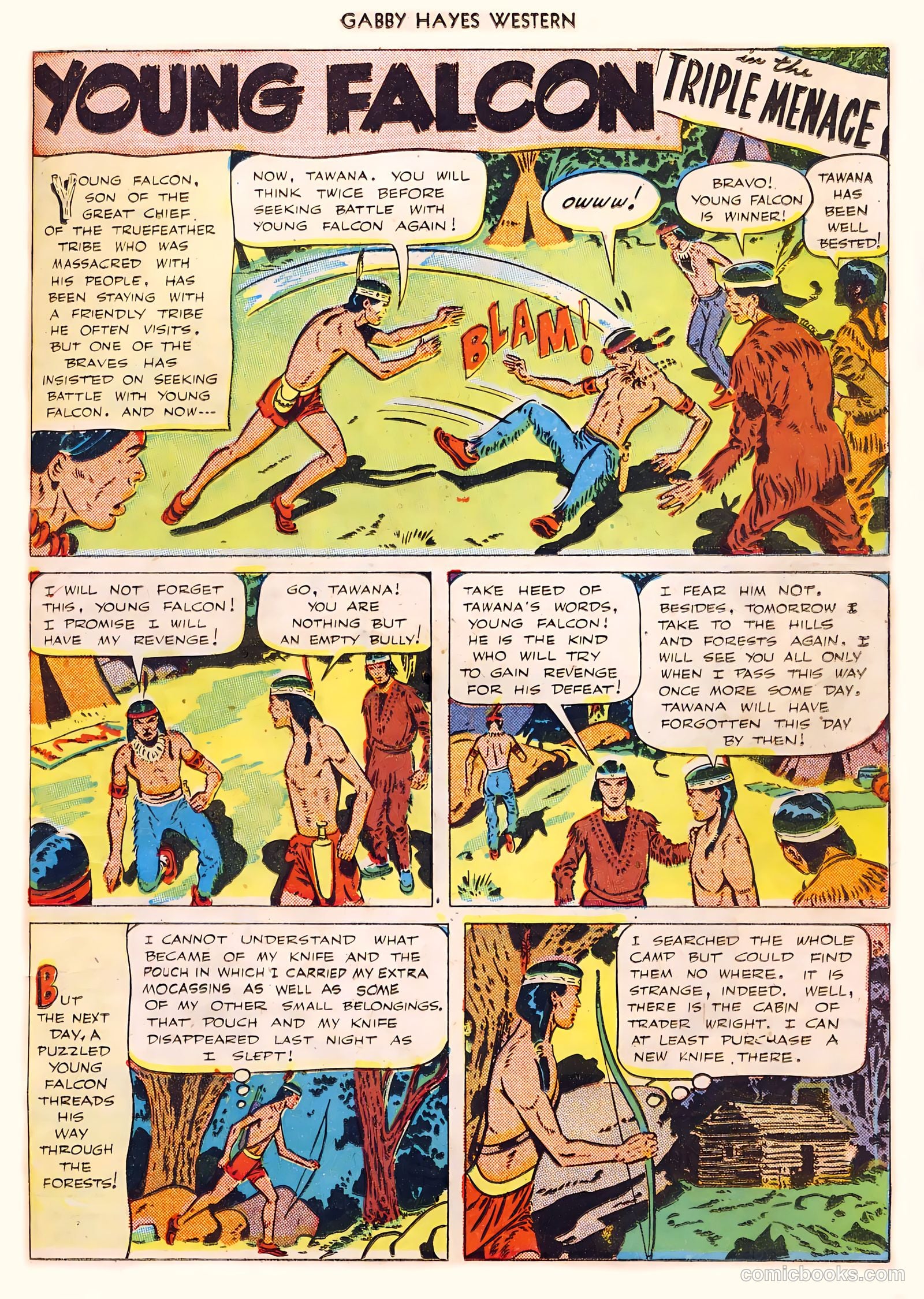 Gabby Hayes Western #10 (1949) — page 22 of 34