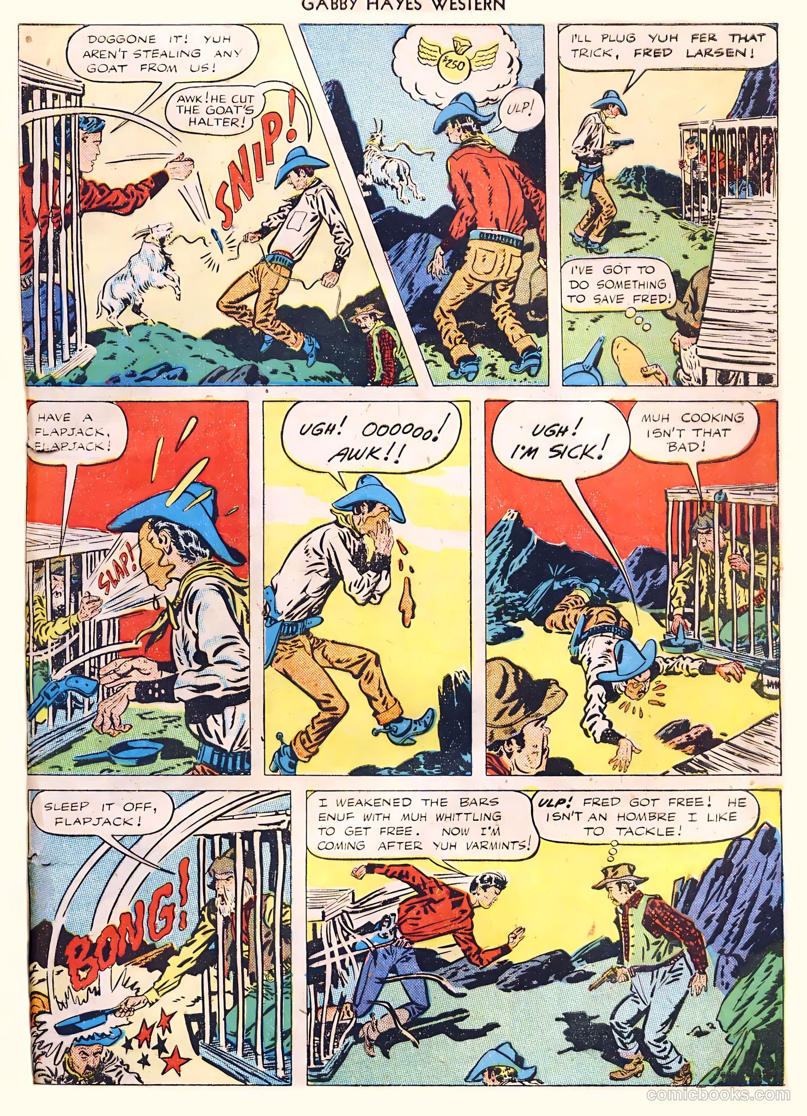 Gabby Hayes Western #10 (1949) — page 32 of 34