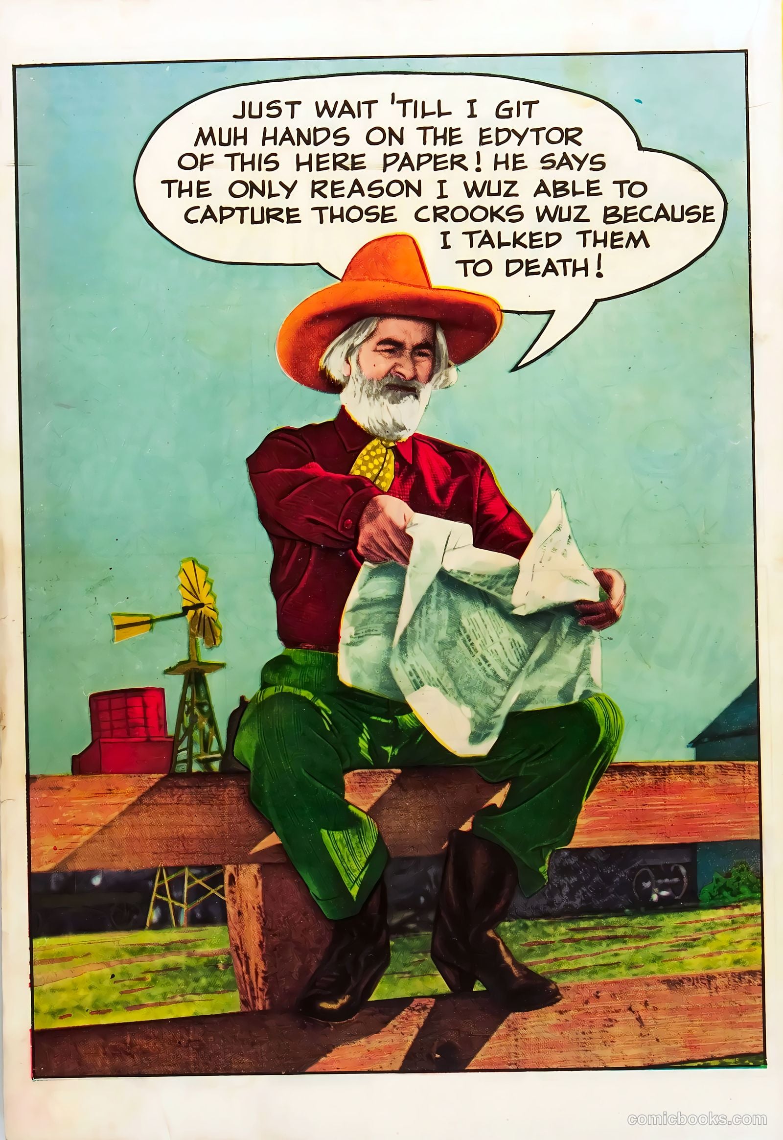 Gabby Hayes Western #10 (1949) — page 34 of 34