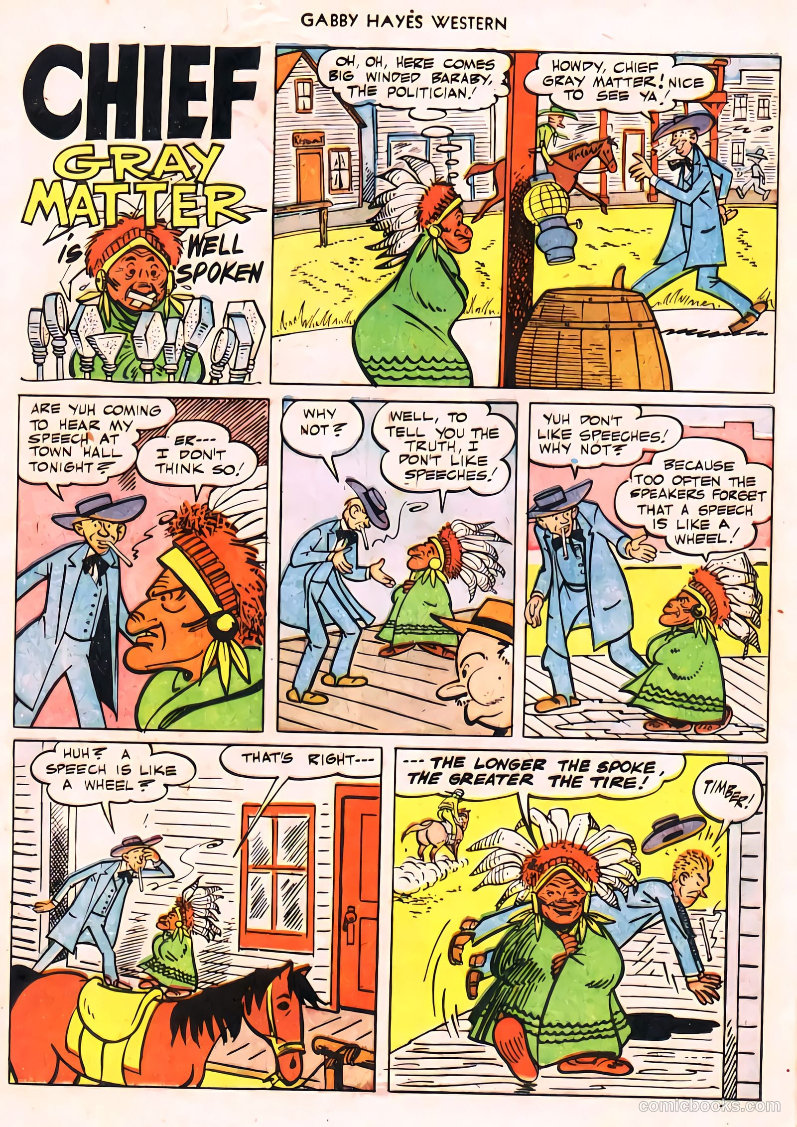 Gabby Hayes Western #34 (1951) — page 14 of 30