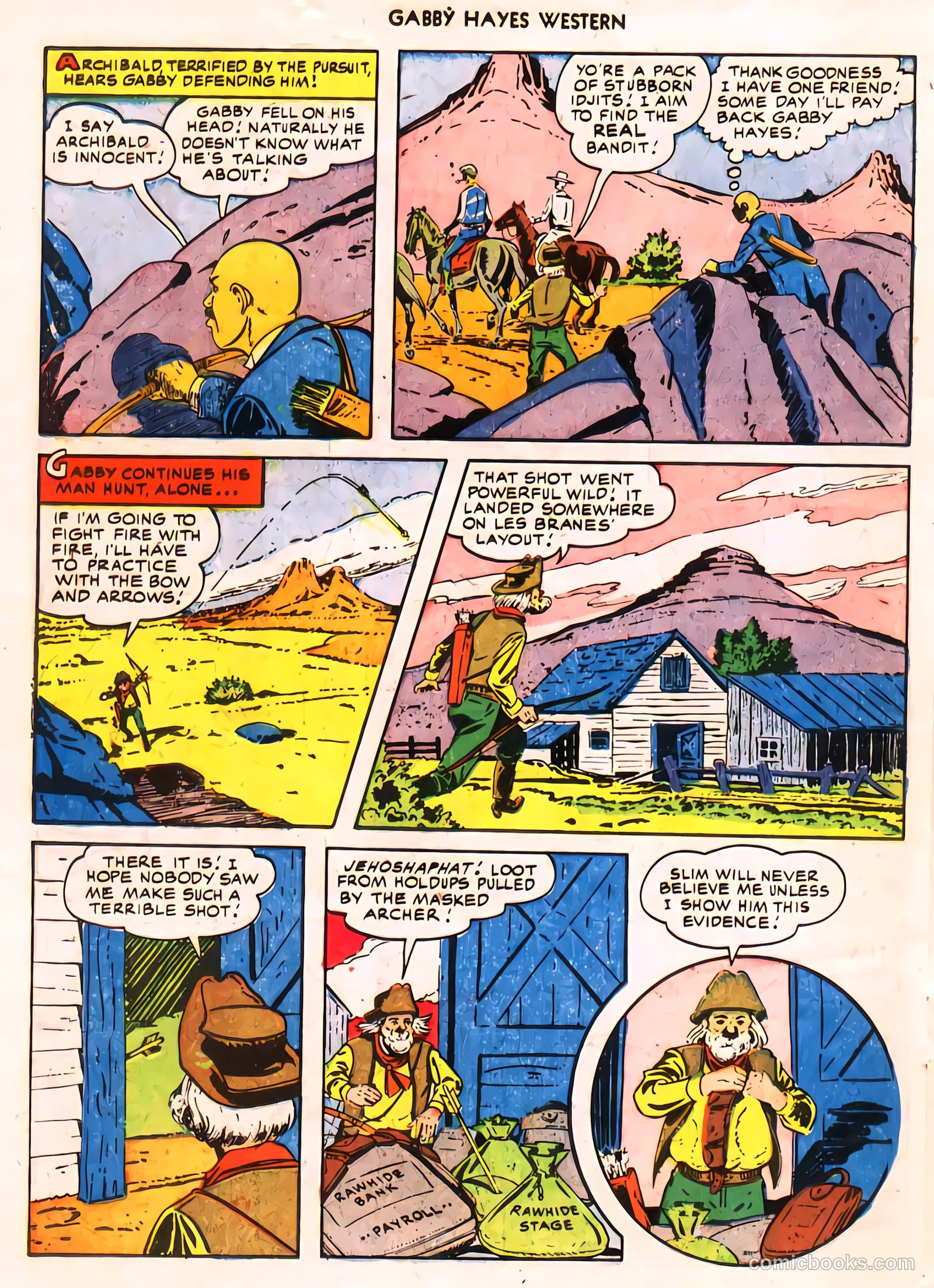 Gabby Hayes Western #34 (1951) — page 19 of 30