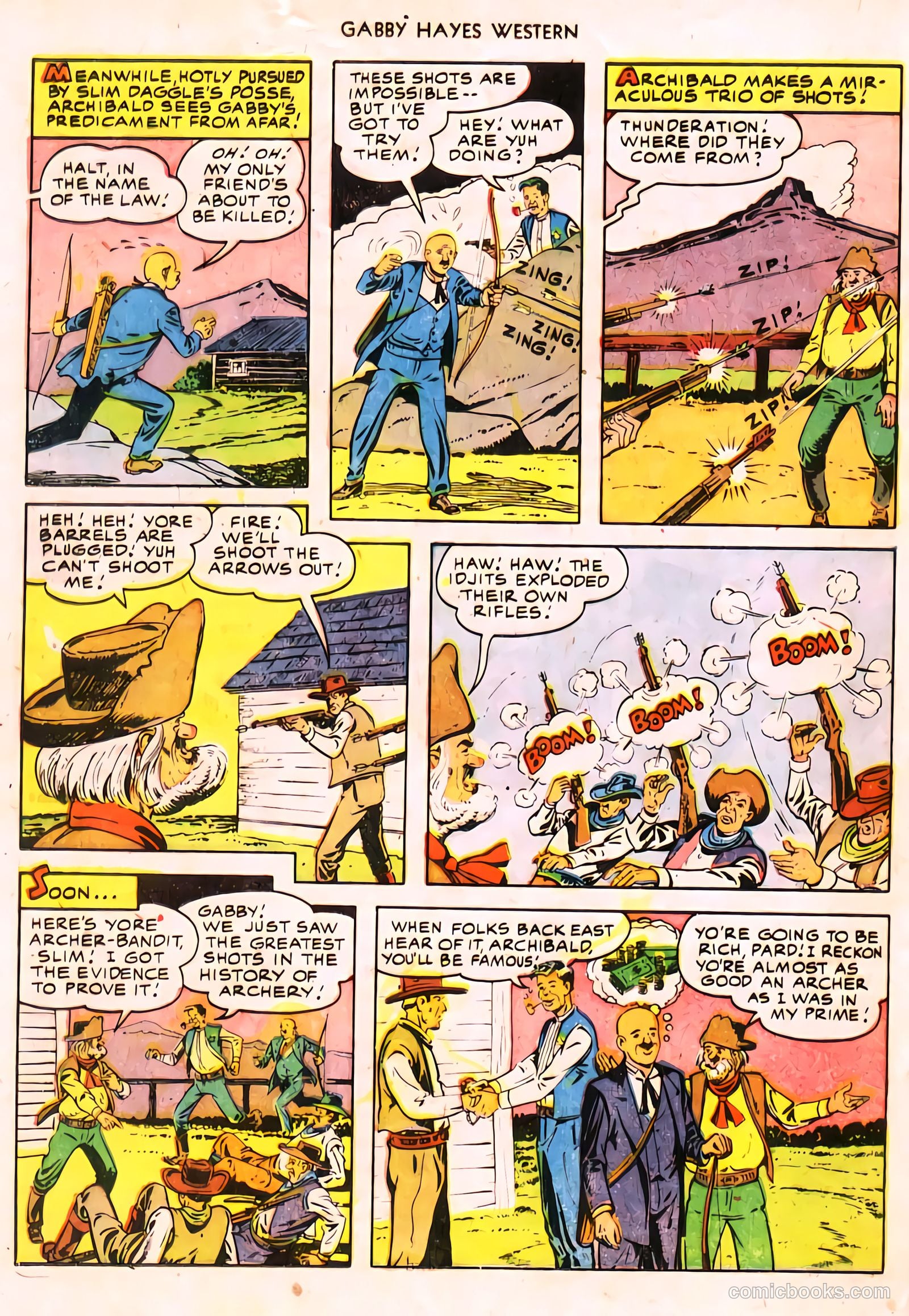 Gabby Hayes Western #34 (1951) — page 21 of 30
