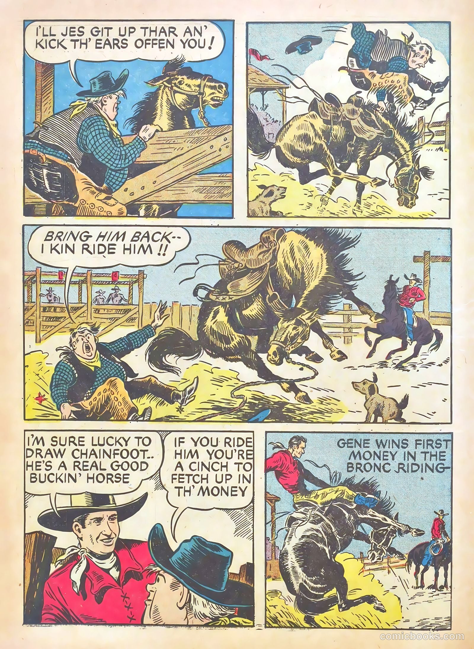 Gene Autry #2 (1950) — page 34 of 68