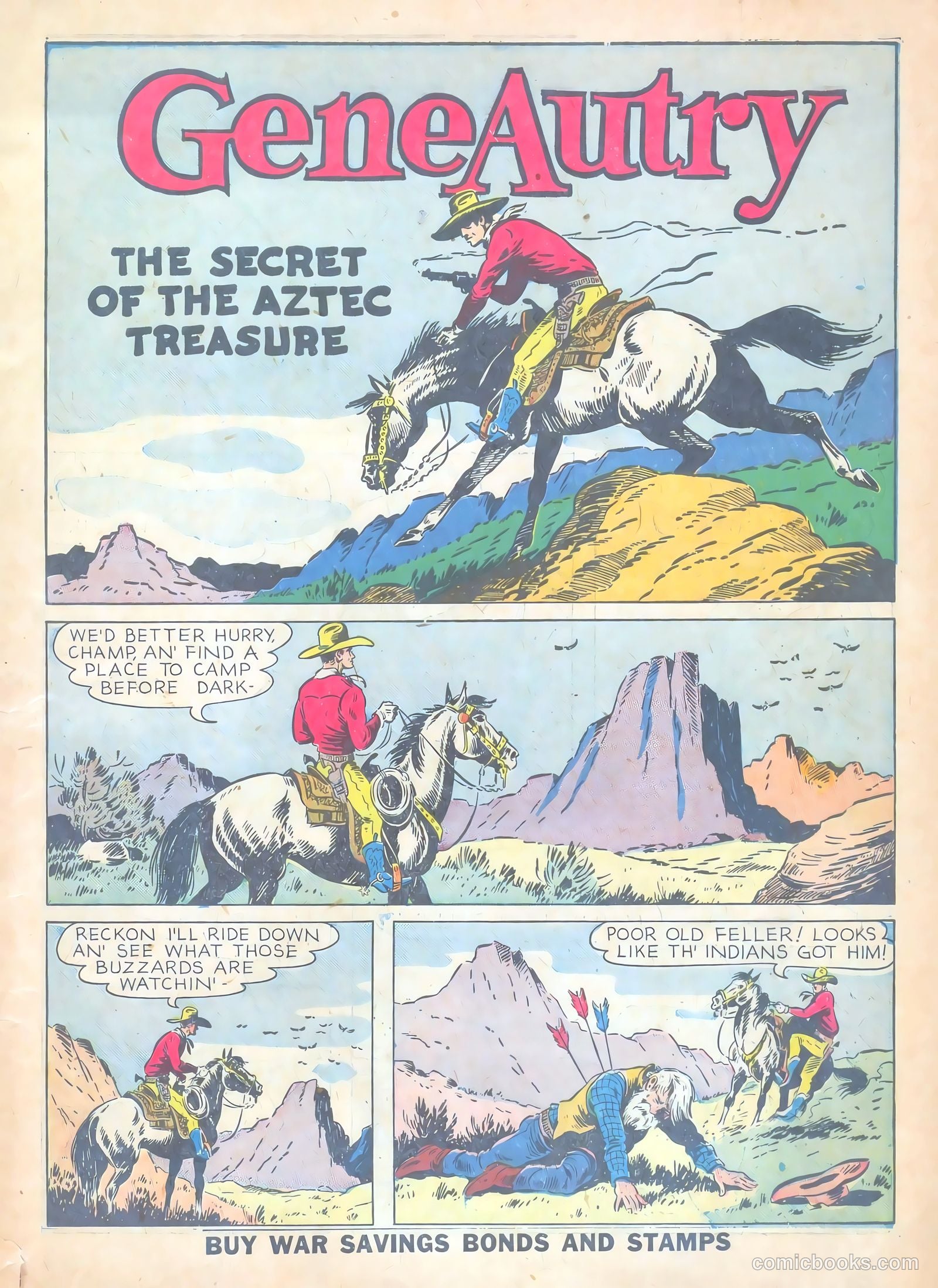 Gene Autry #3 (1942) — page 3 of 68
