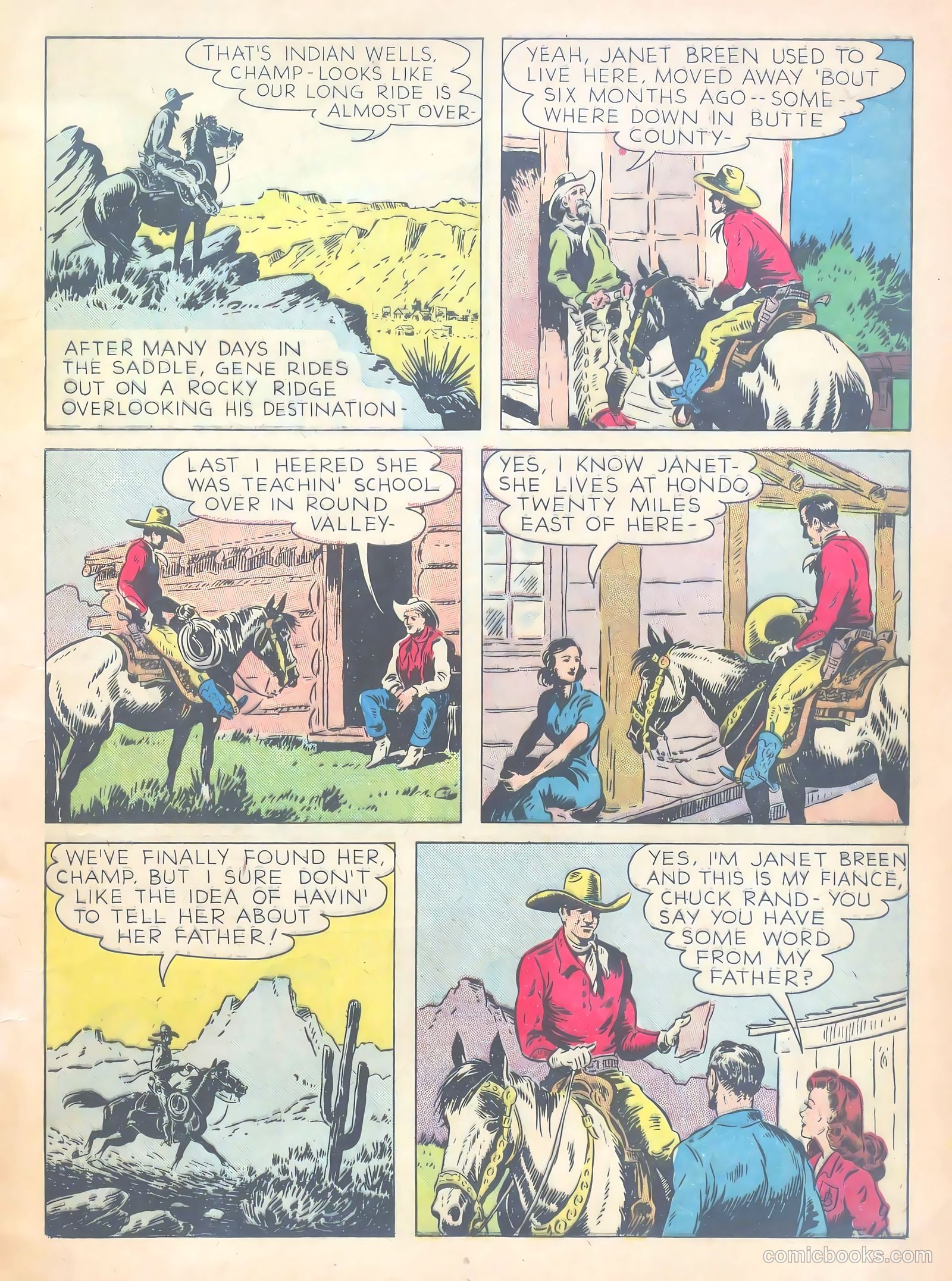 Gene Autry #3 (1942) — page 7 of 68