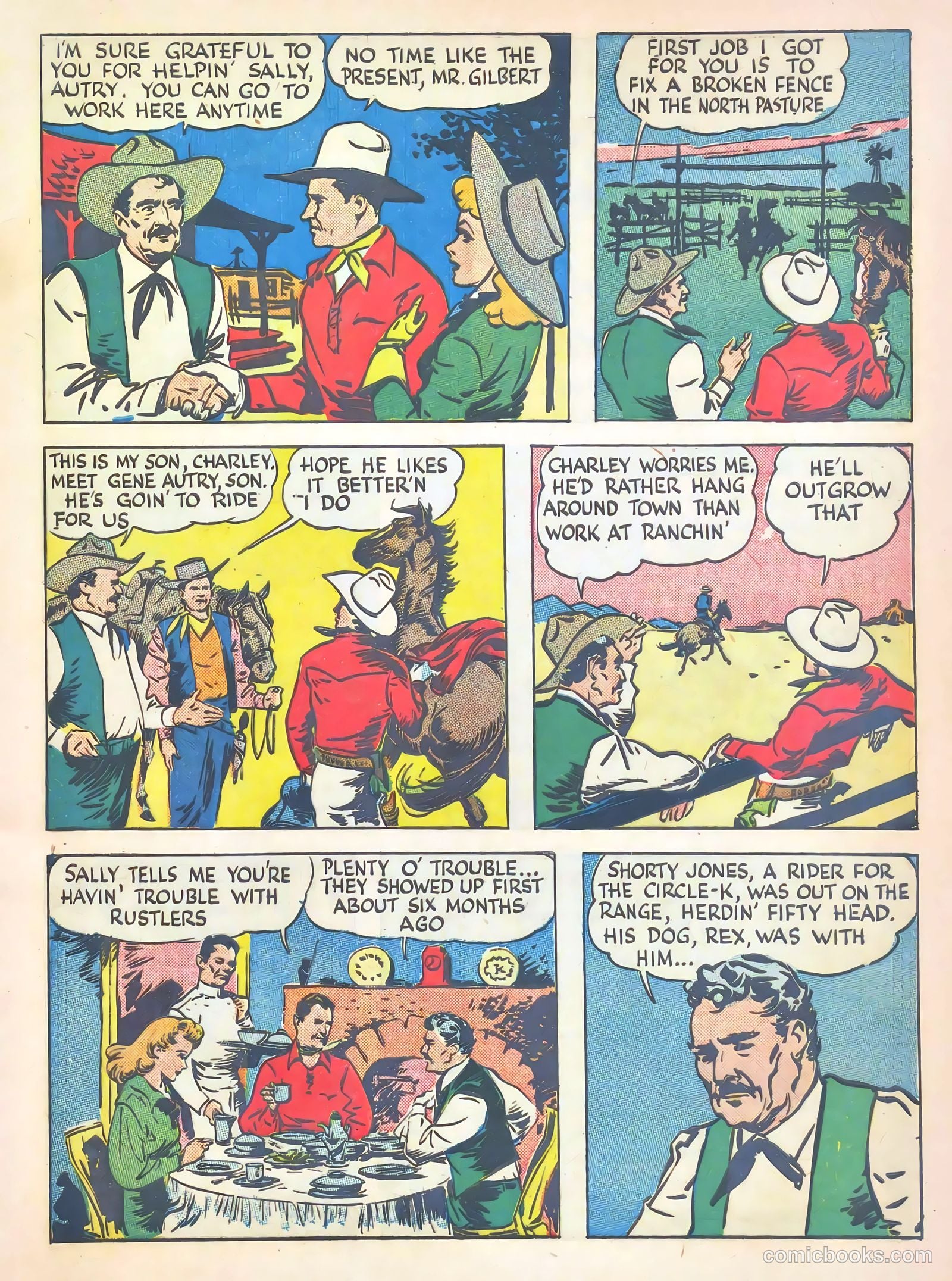 Gene Autry #7 (1943) — page 7 of 68