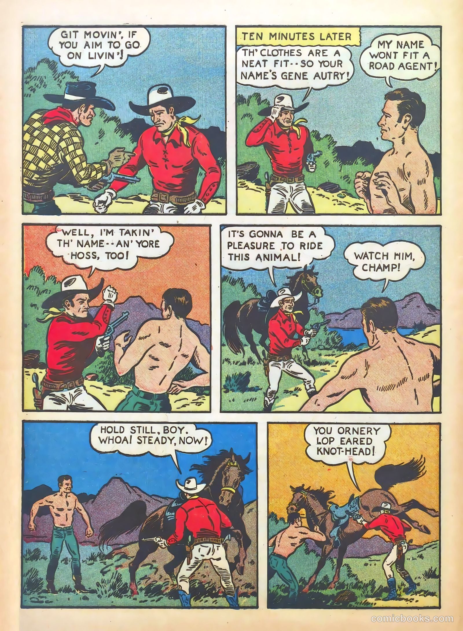 Gene Autry #8 (1943) — page 6 of 68
