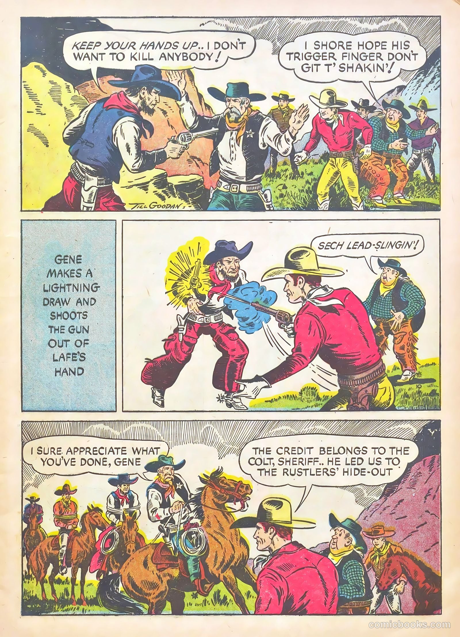 Gene Autry Comics #2 (1942) — page 9 of 68