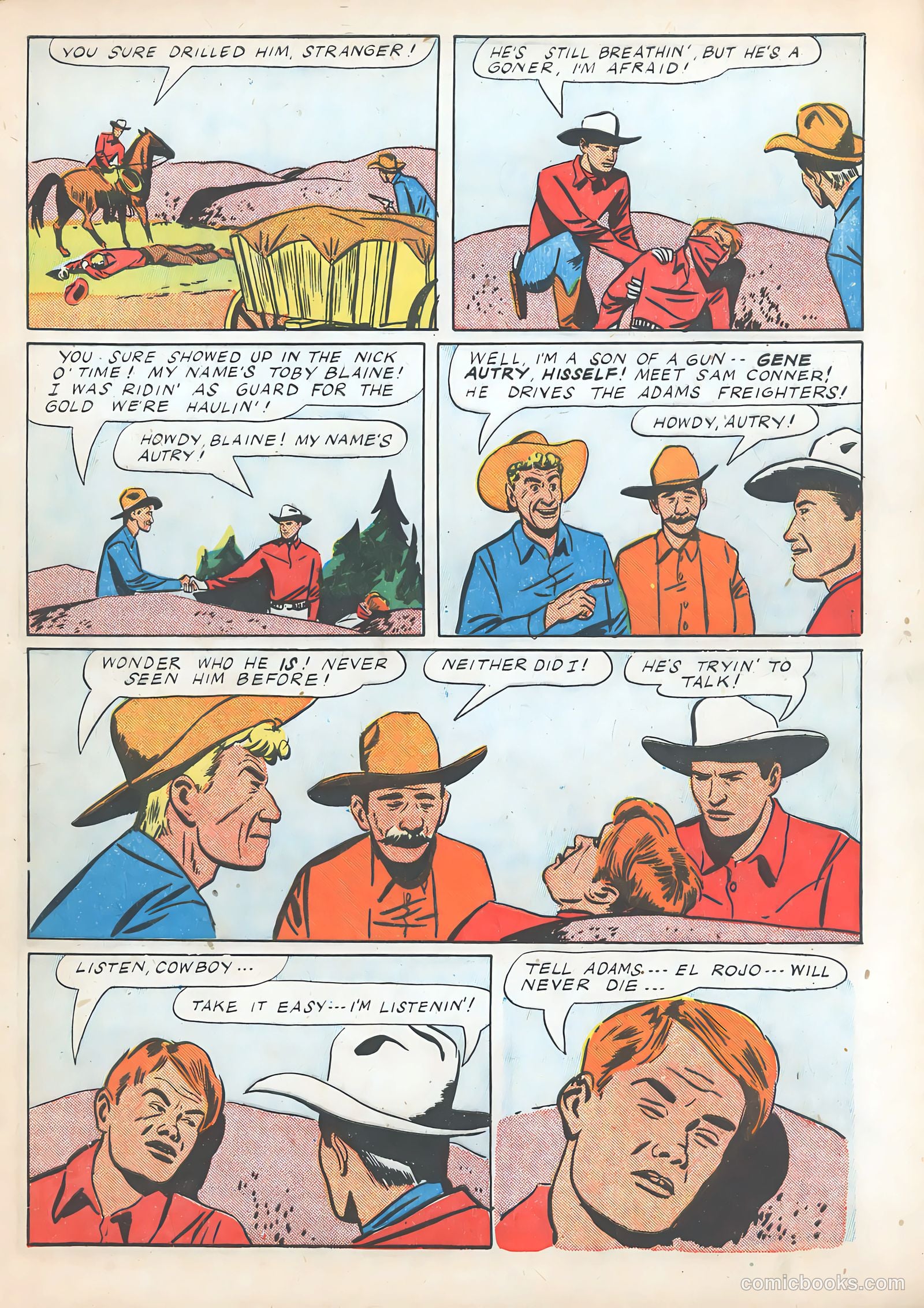 Gene Autry Comics #3 (1942) — page 5 of 52