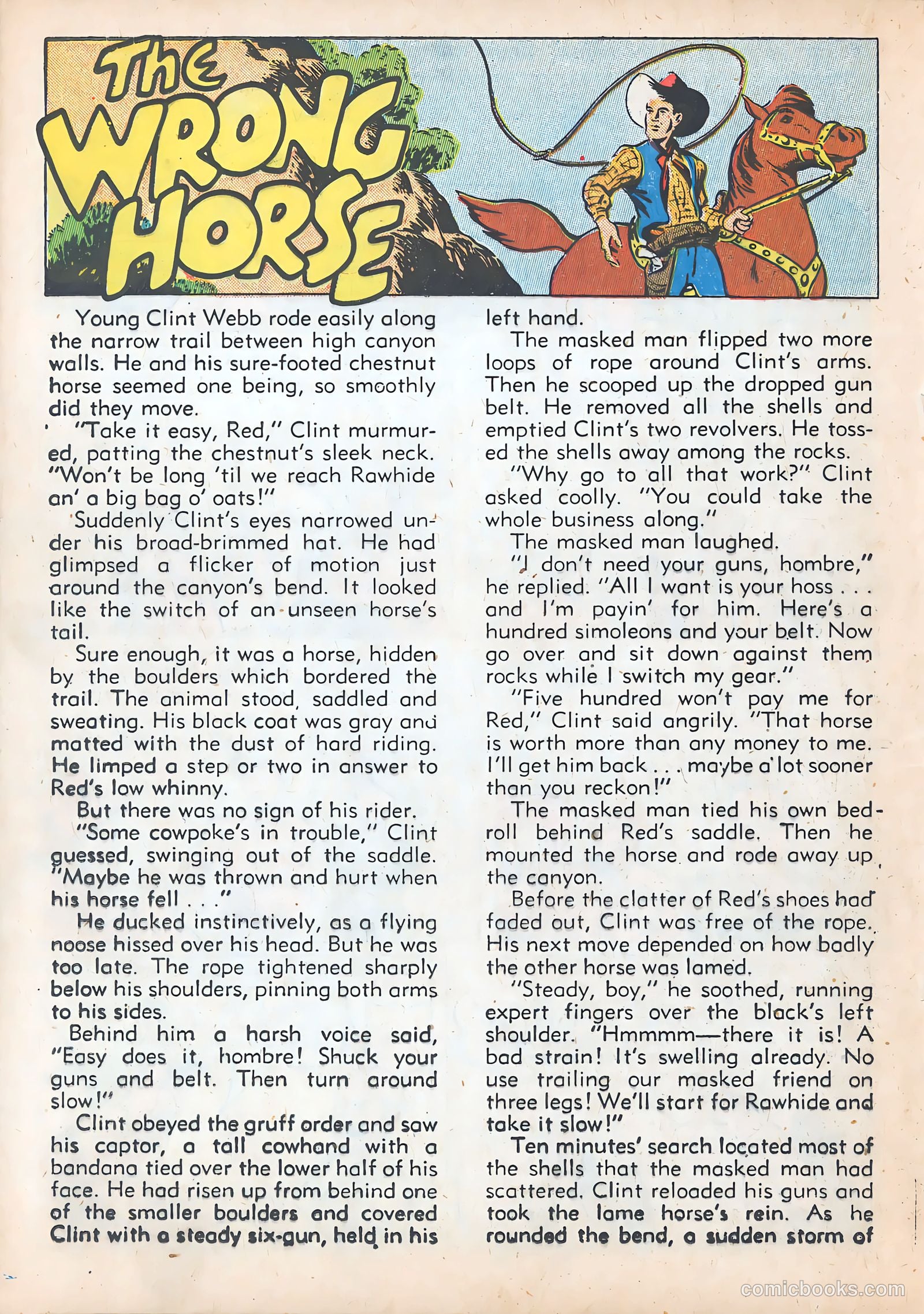 Gene Autry Comics #3 (1942) — page 28 of 52