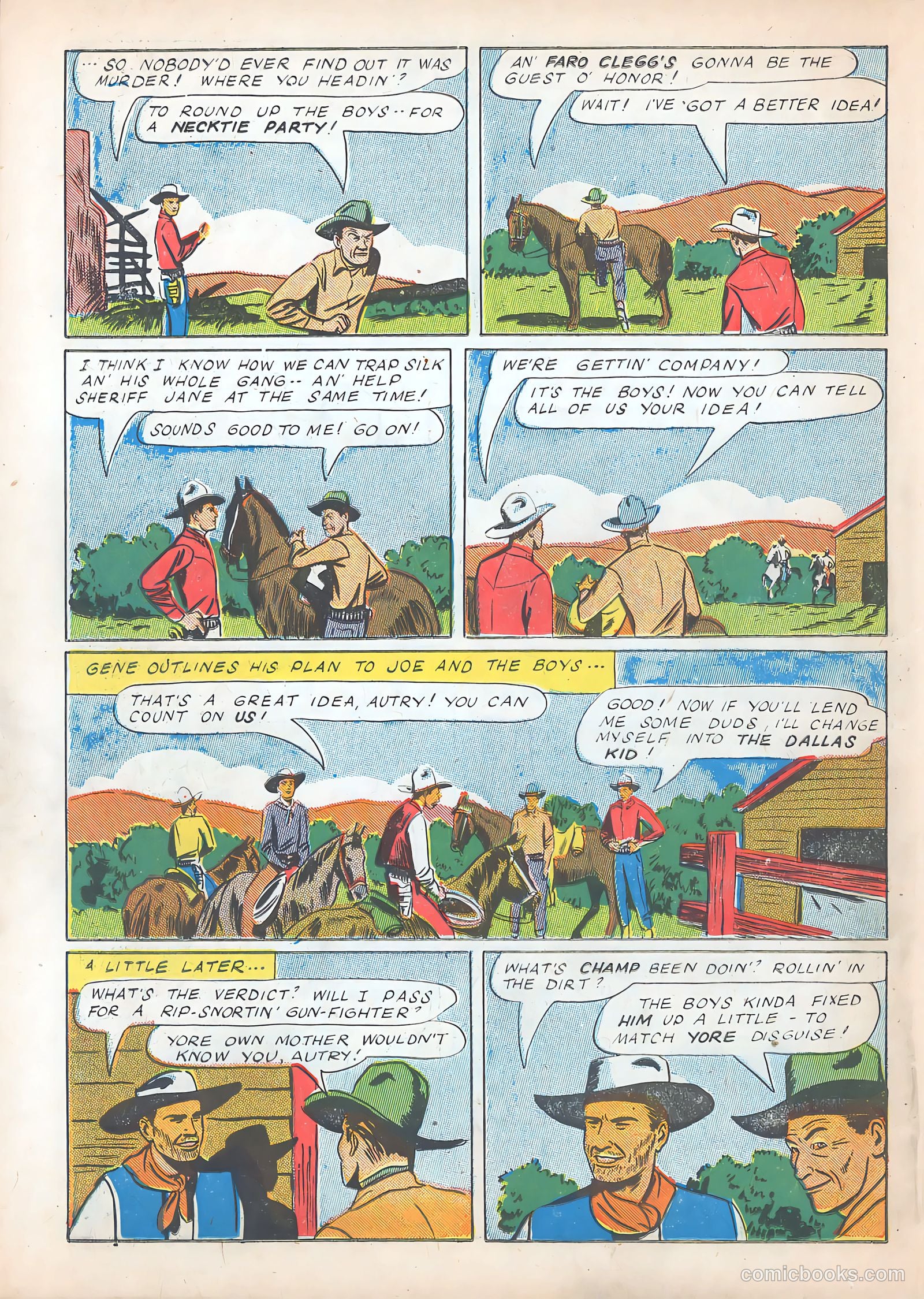 Gene Autry Comics #3 (1942) — page 38 of 52