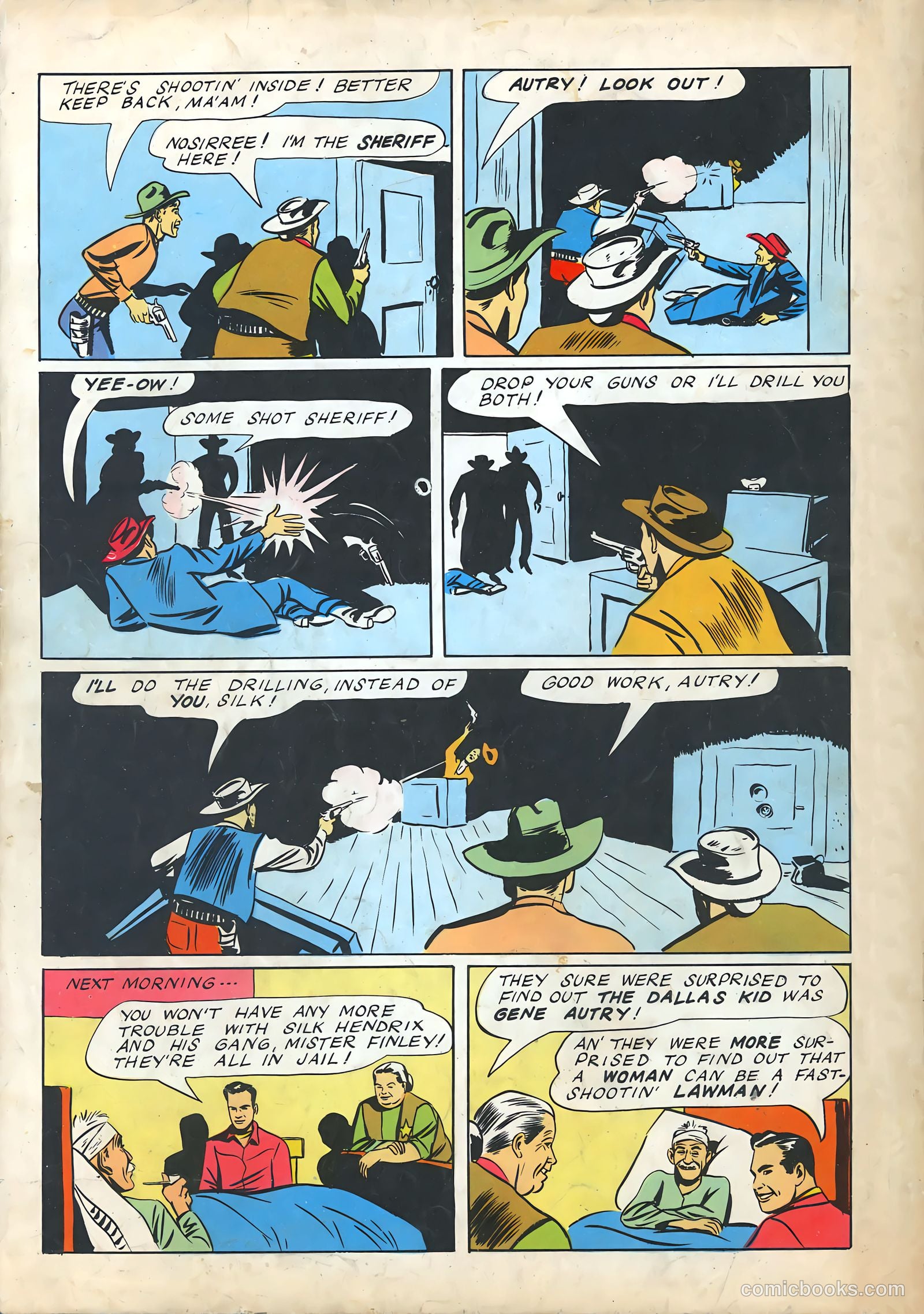 Gene Autry Comics #3 (1942) — page 52 of 52
