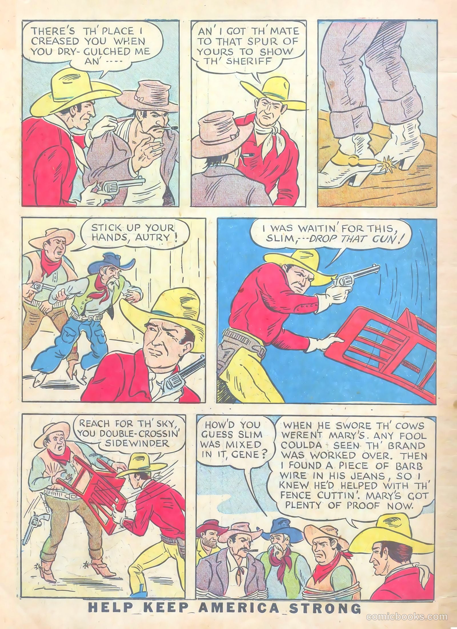 Gene Autry Comics #3 (1942) — page 66 of 68