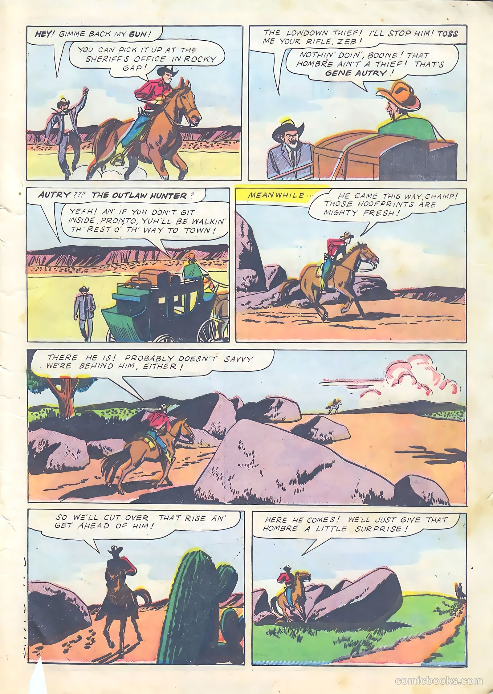 Gene Autry Comics #5 (1943) — page 5 of 52