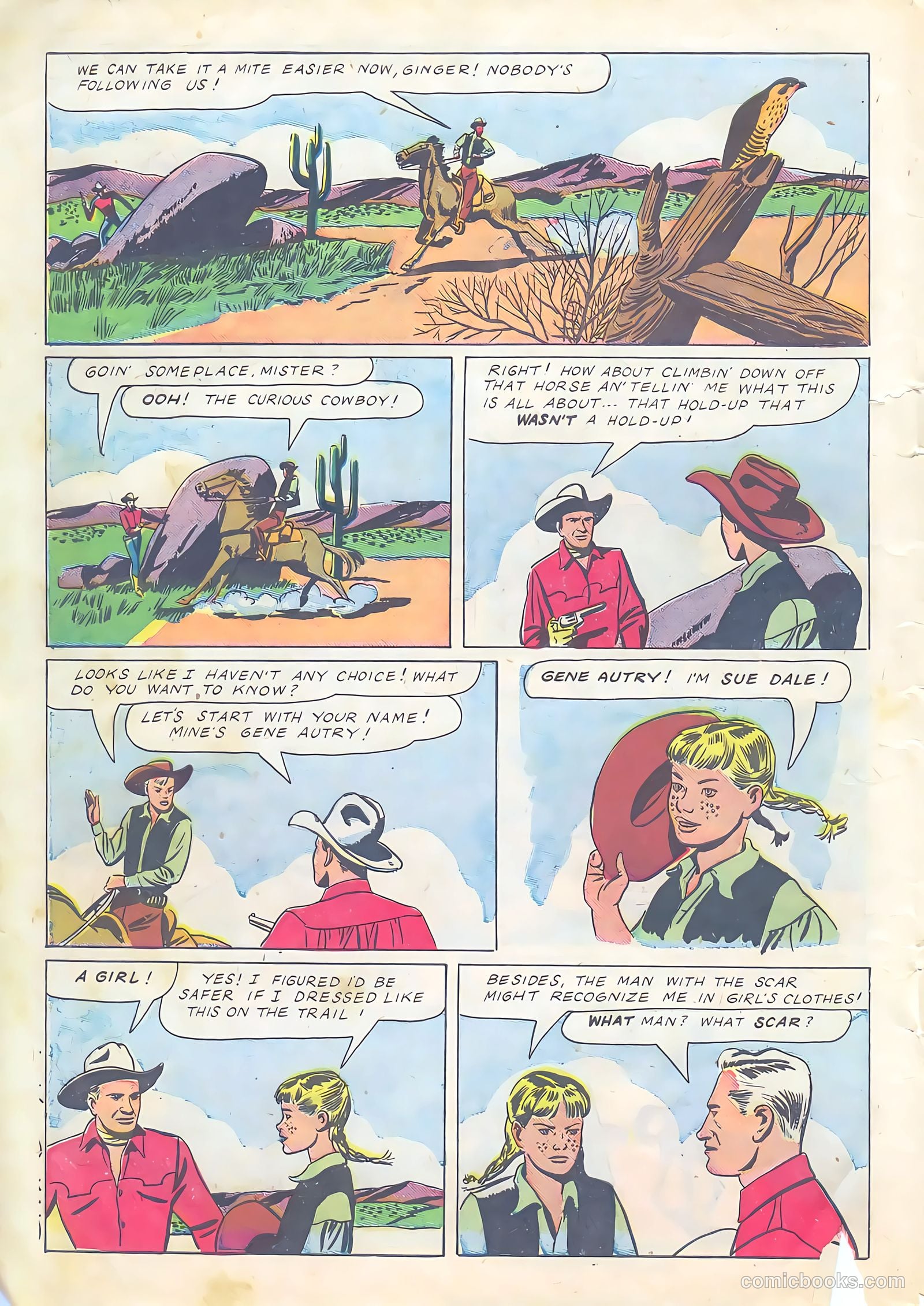 Gene Autry Comics #5 (1943) — page 6 of 52