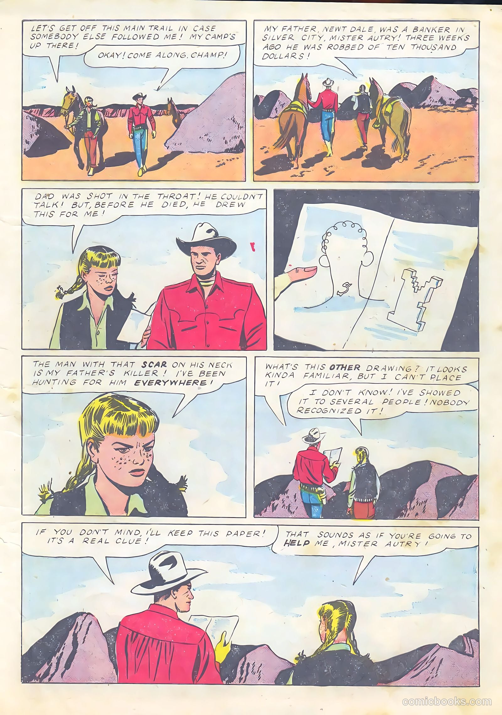Gene Autry Comics #5 (1943) — page 7 of 52