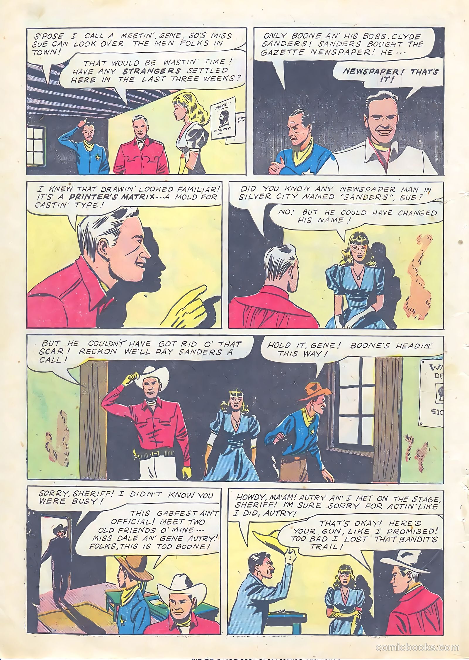 Gene Autry Comics #5 (1943) — page 12 of 52