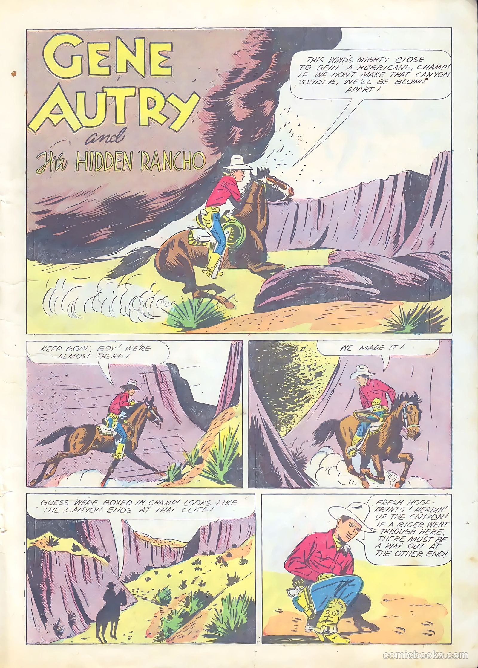 Gene Autry Comics #5 (1943) — page 21 of 52