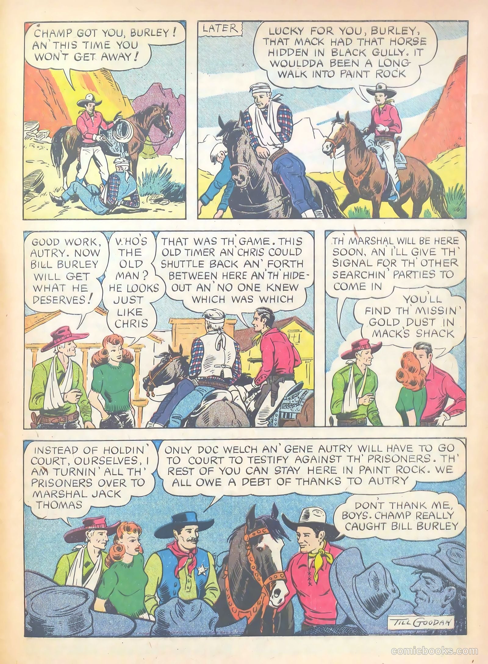 Gene Autry Comics #5 (1943) — page 55 of 68