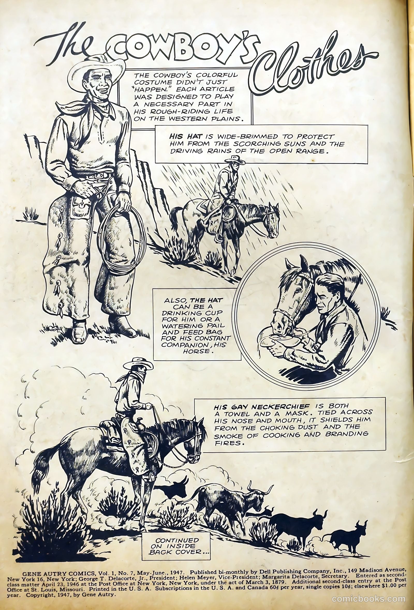 Gene Autry Comics #7 (1943) — page 2 of 51
