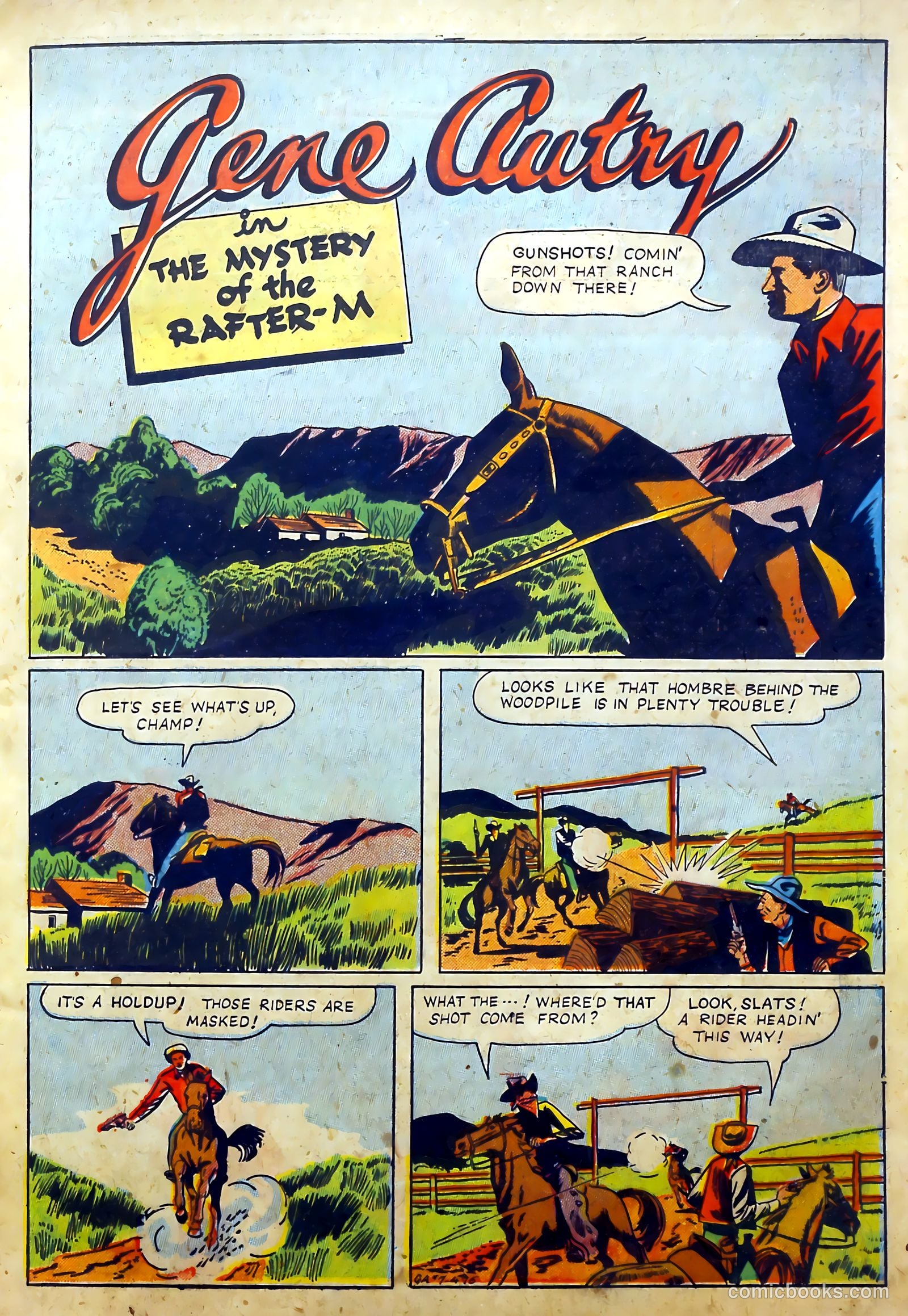 Gene Autry Comics #7 (1943) — page 3 of 51