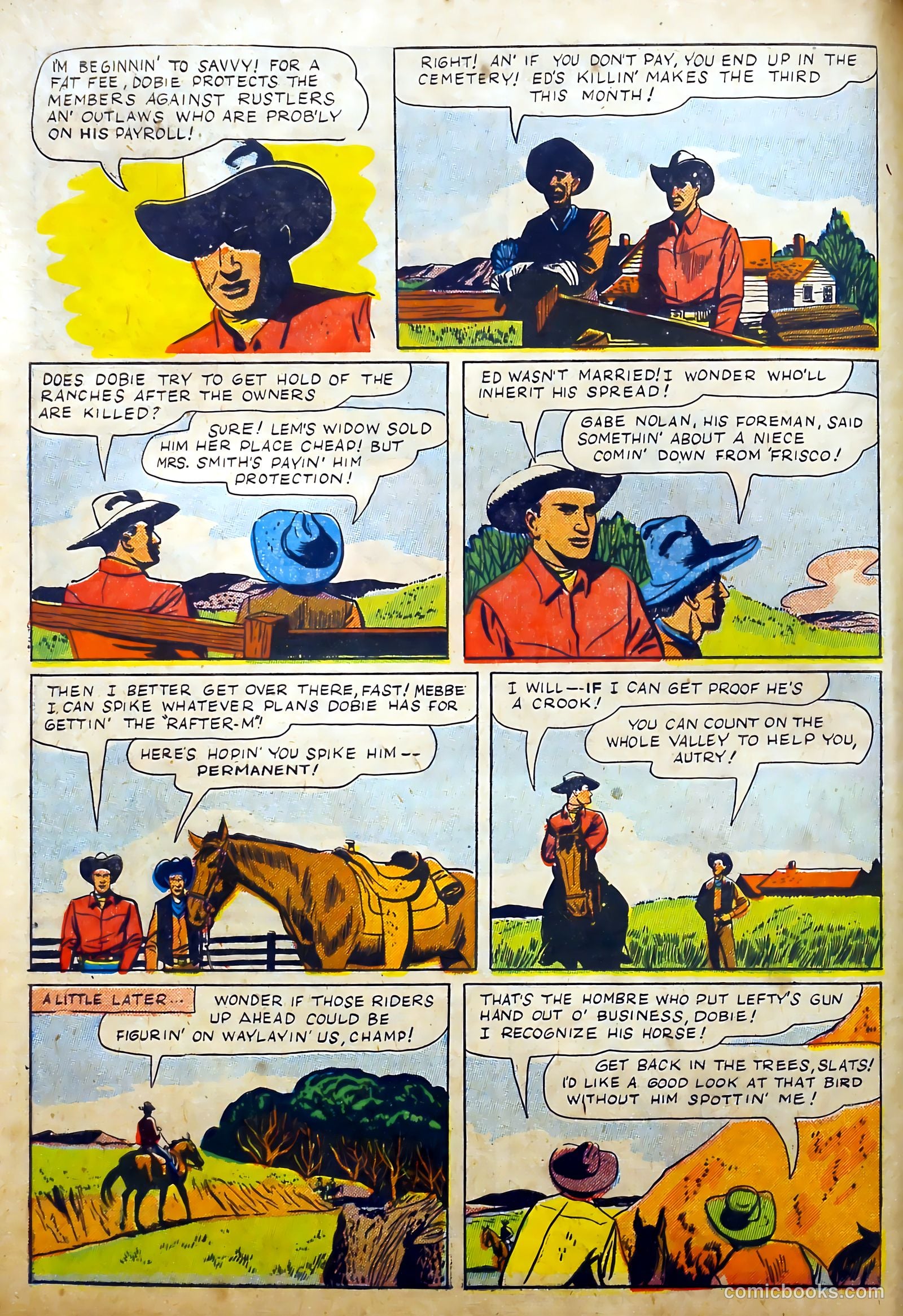 Gene Autry Comics #7 (1943) — page 6 of 51