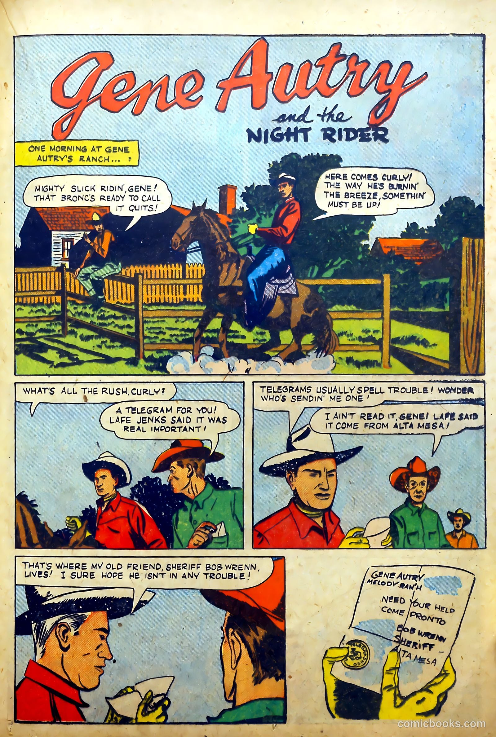 Gene Autry Comics #7 (1943) — page 29 of 51