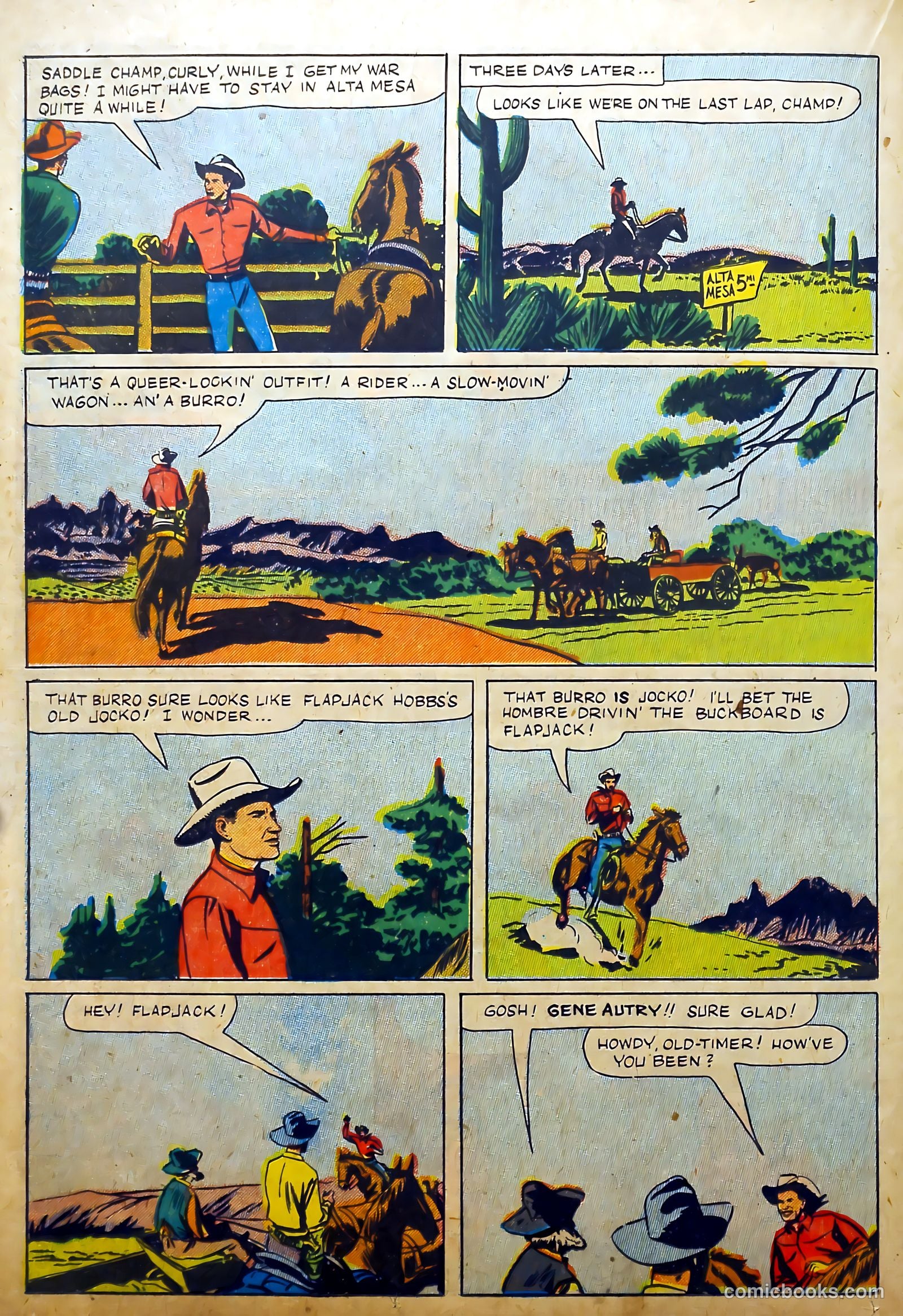 Gene Autry Comics #7 (1943) — page 30 of 51