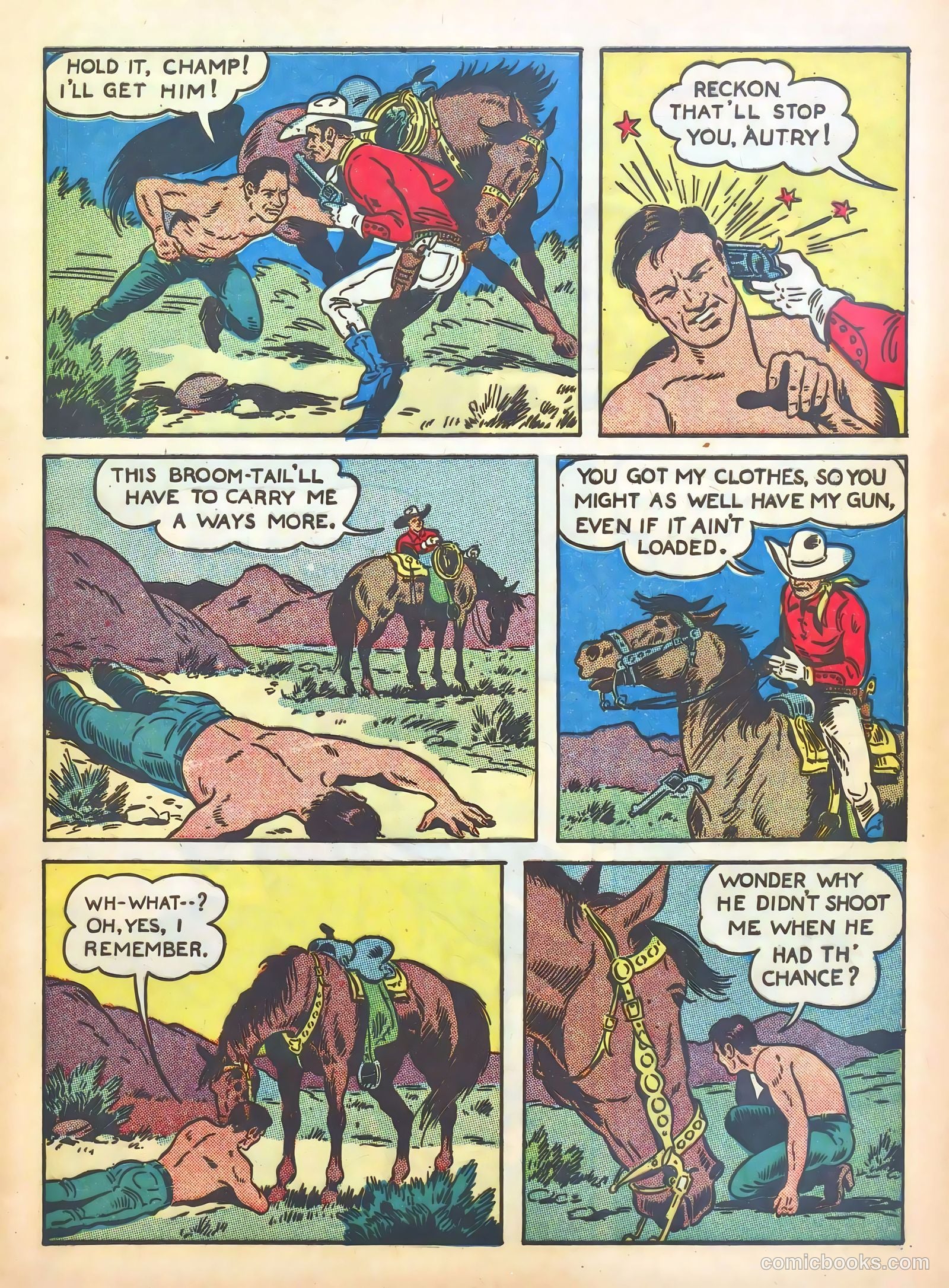 Gene Autry Comics #8 (1943) — page 7 of 68