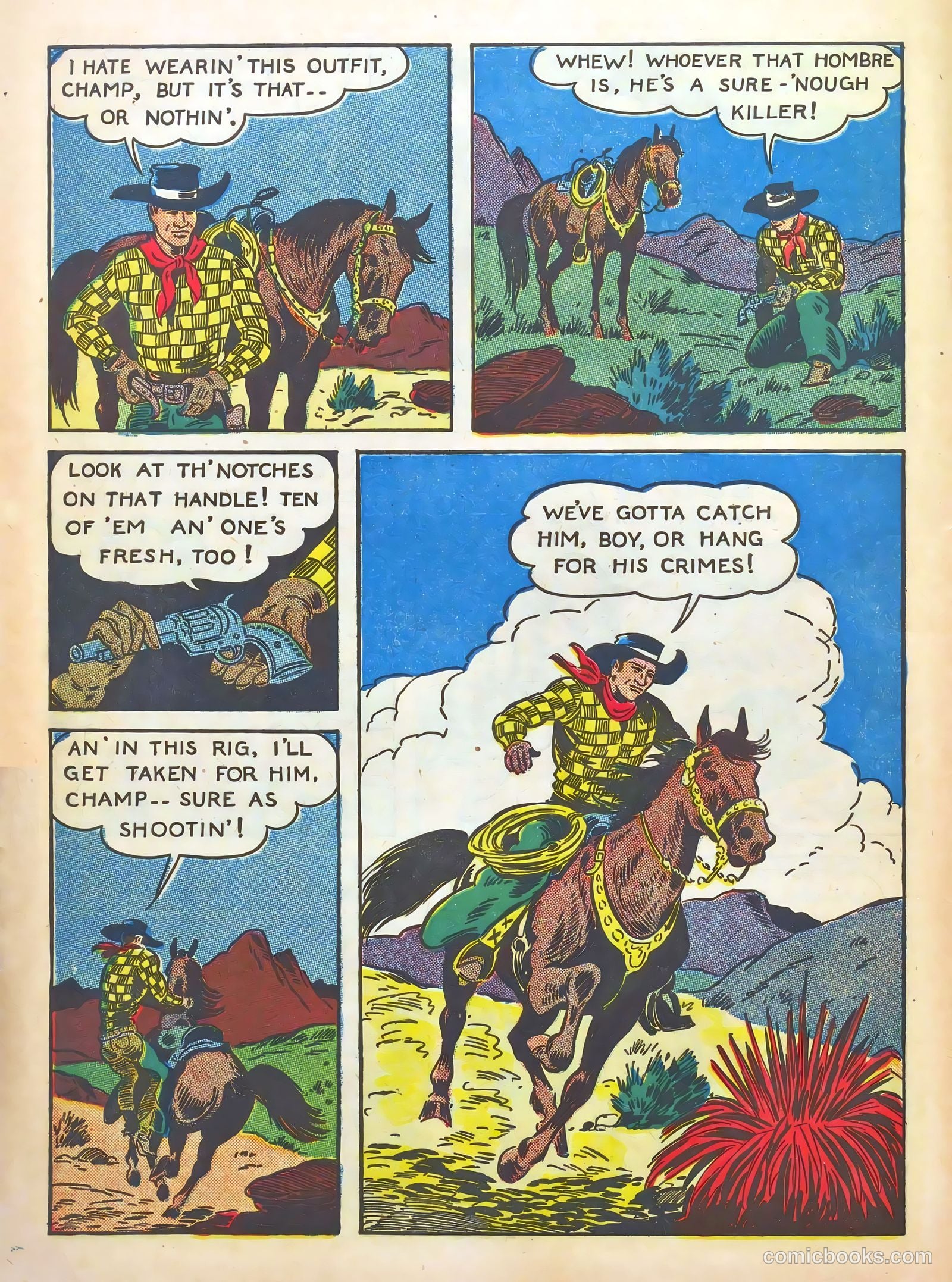 Gene Autry Comics #8 (1943) — page 8 of 68