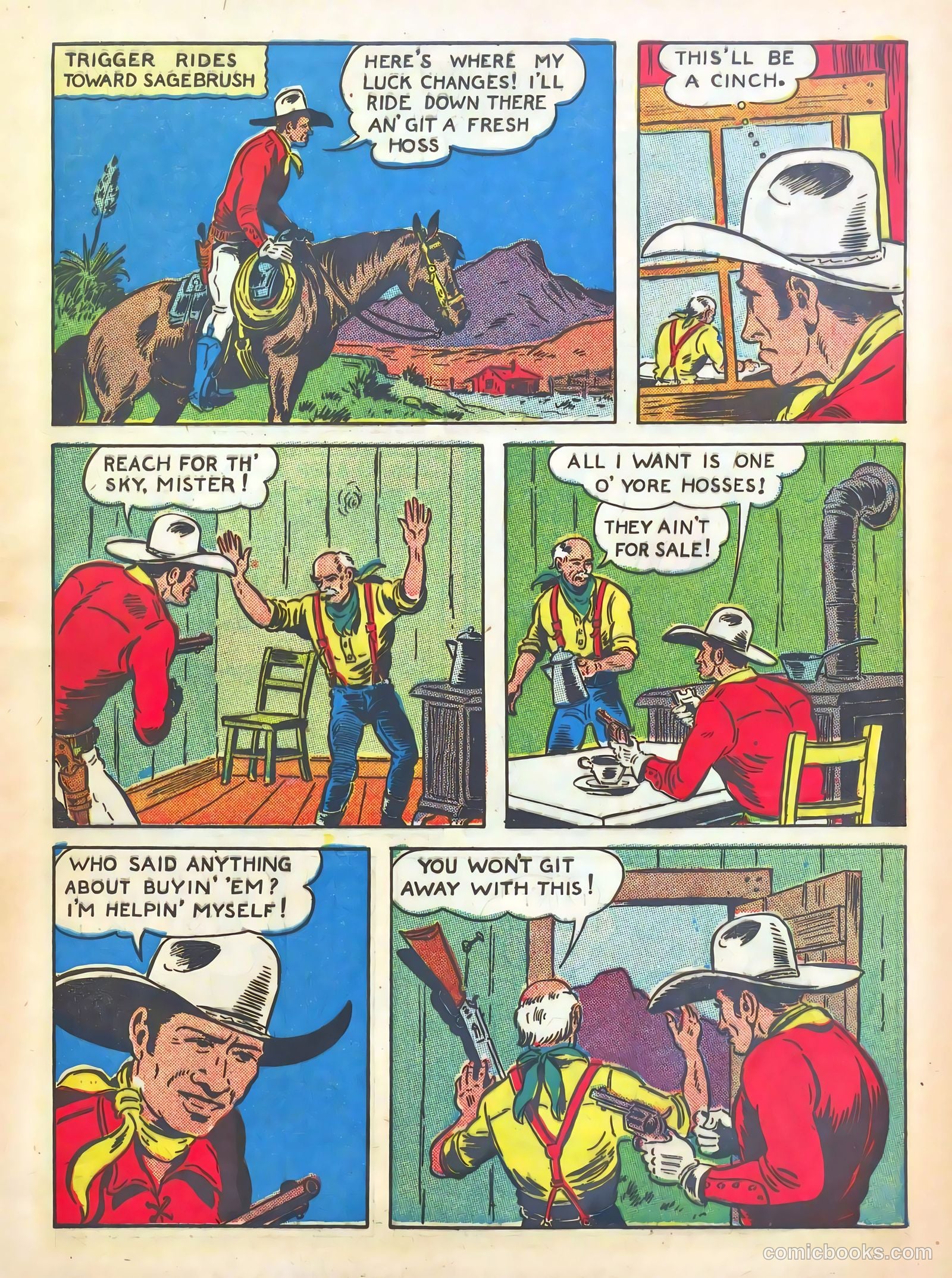 Gene Autry Comics #8 (1943) — page 9 of 68