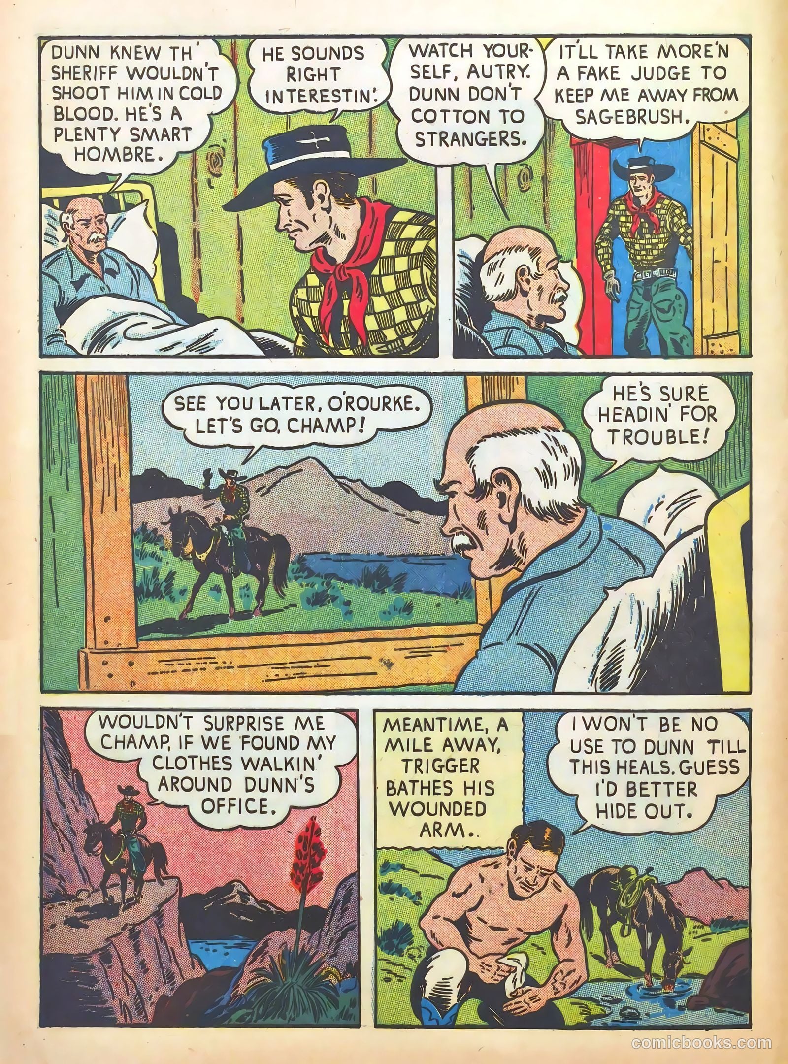 Gene Autry Comics #8 (1943) — page 14 of 68