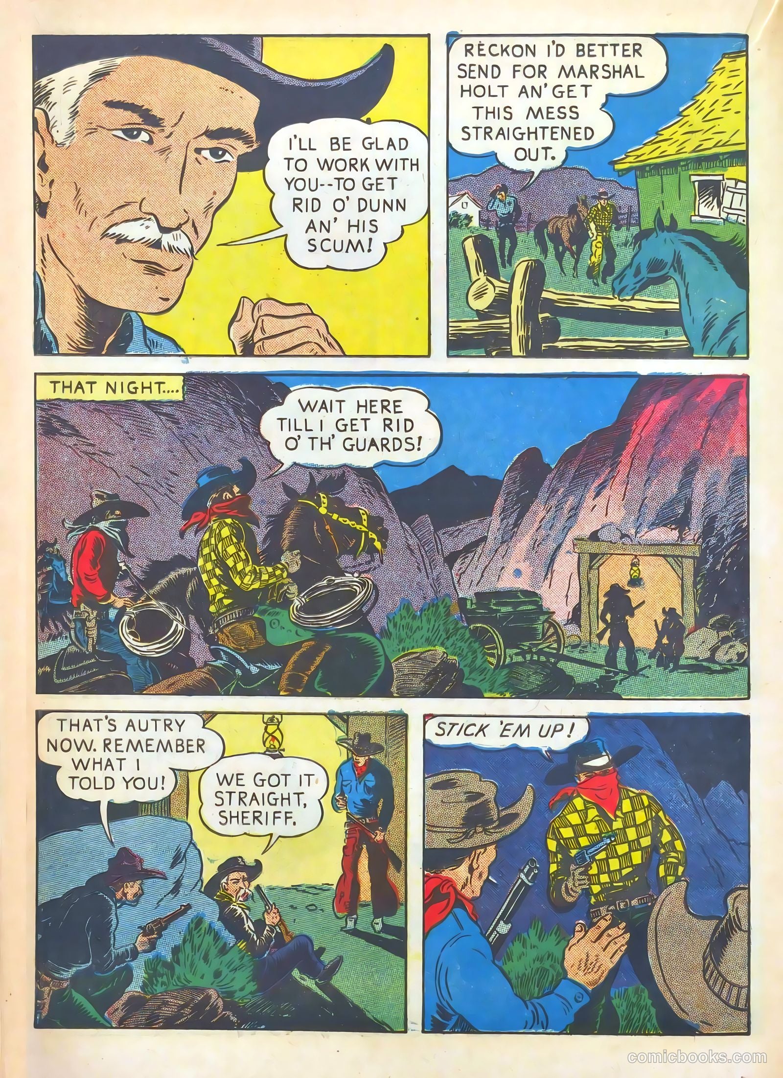 Gene Autry Comics #8 (1943) — page 34 of 68