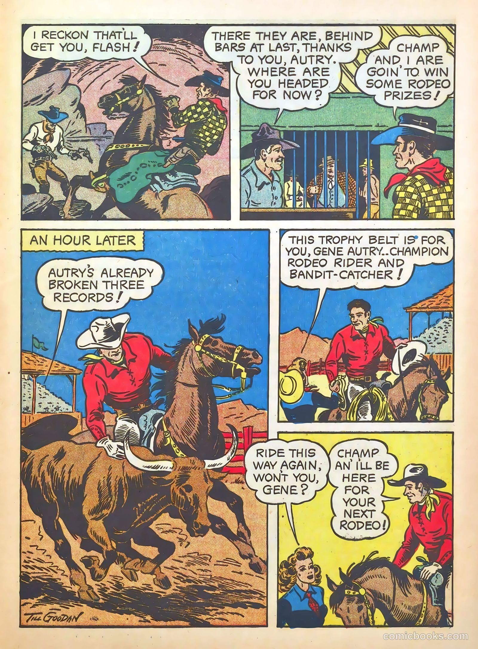 Gene Autry Comics #8 (1943) — page 55 of 68