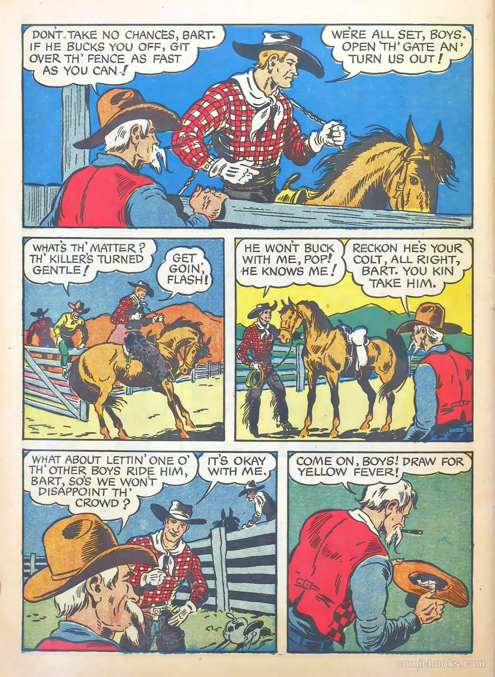 Gene Autry Comics #8 (1943) — page 64 of 68