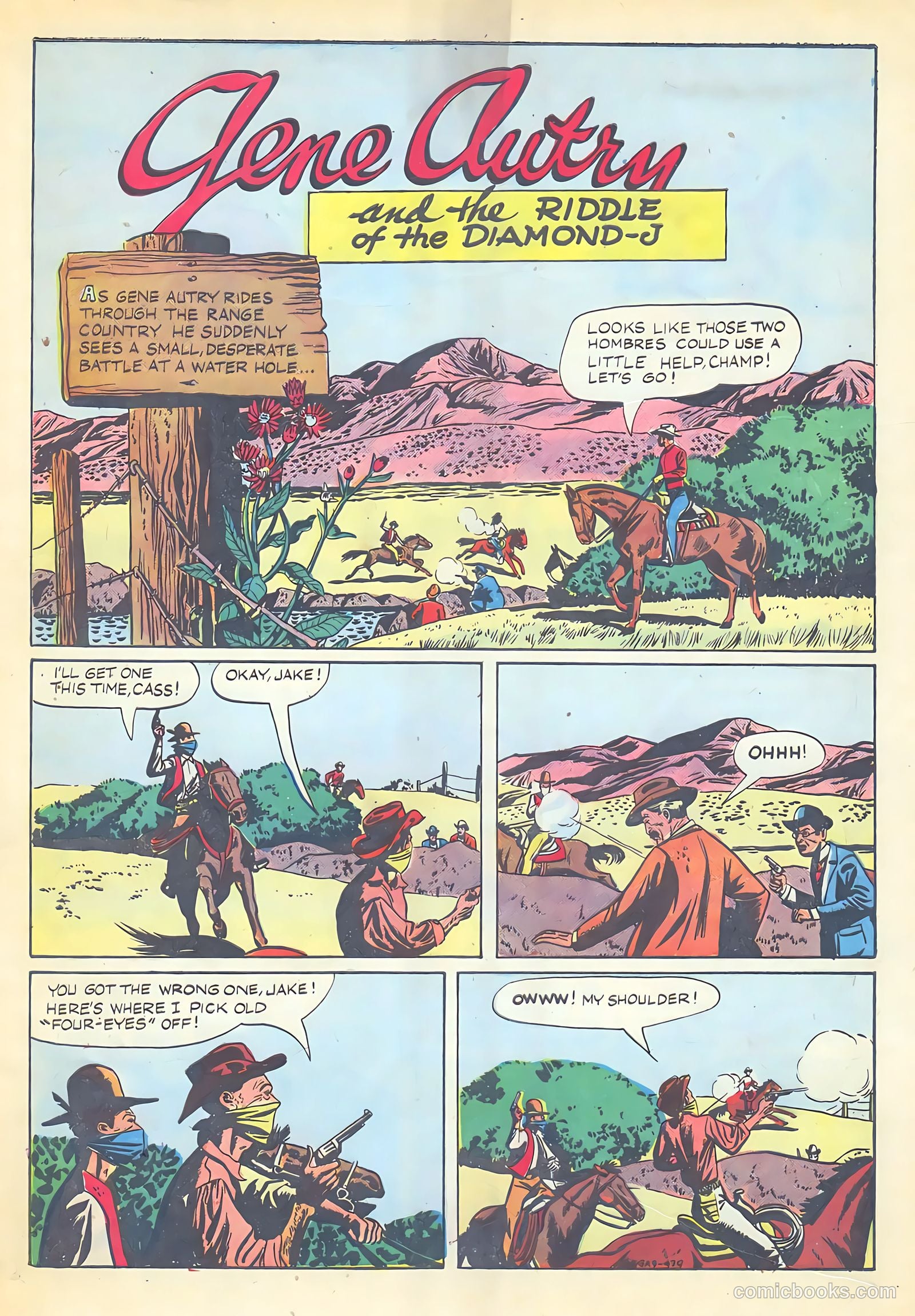 Gene Autry Comics #9 (1943) — page 3 of 52
