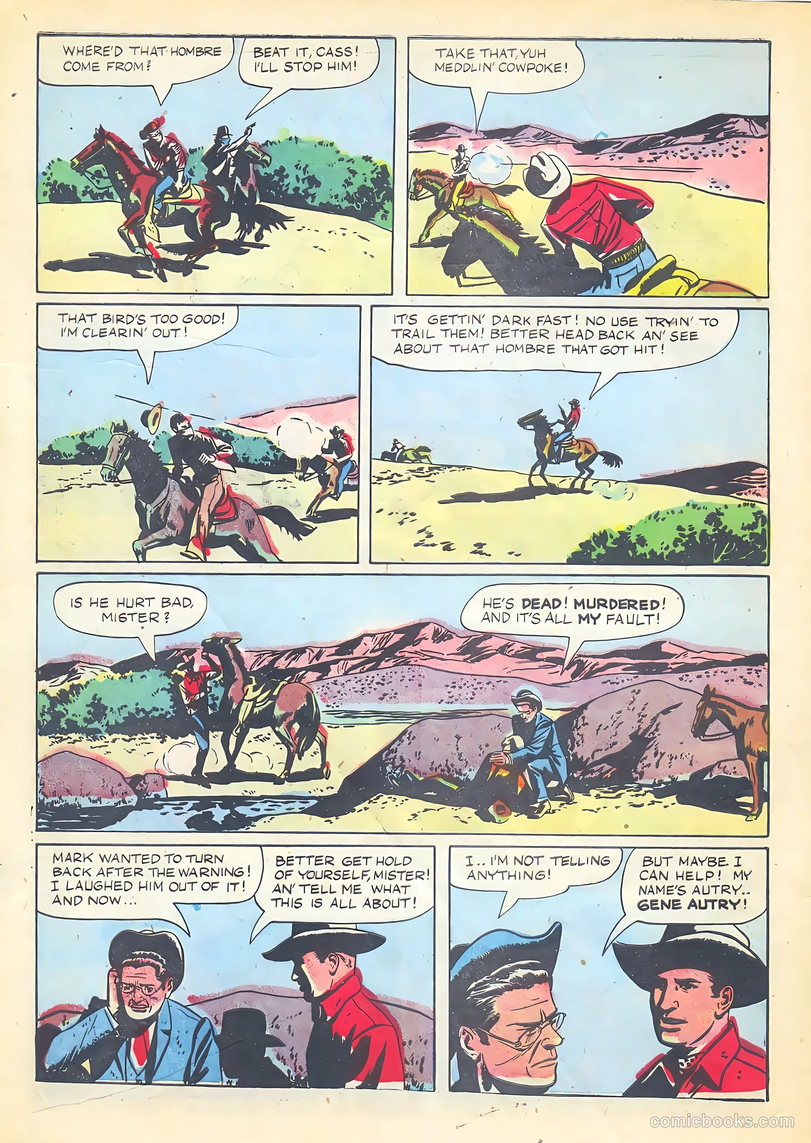 Gene Autry Comics #9 (1943) — page 4 of 52
