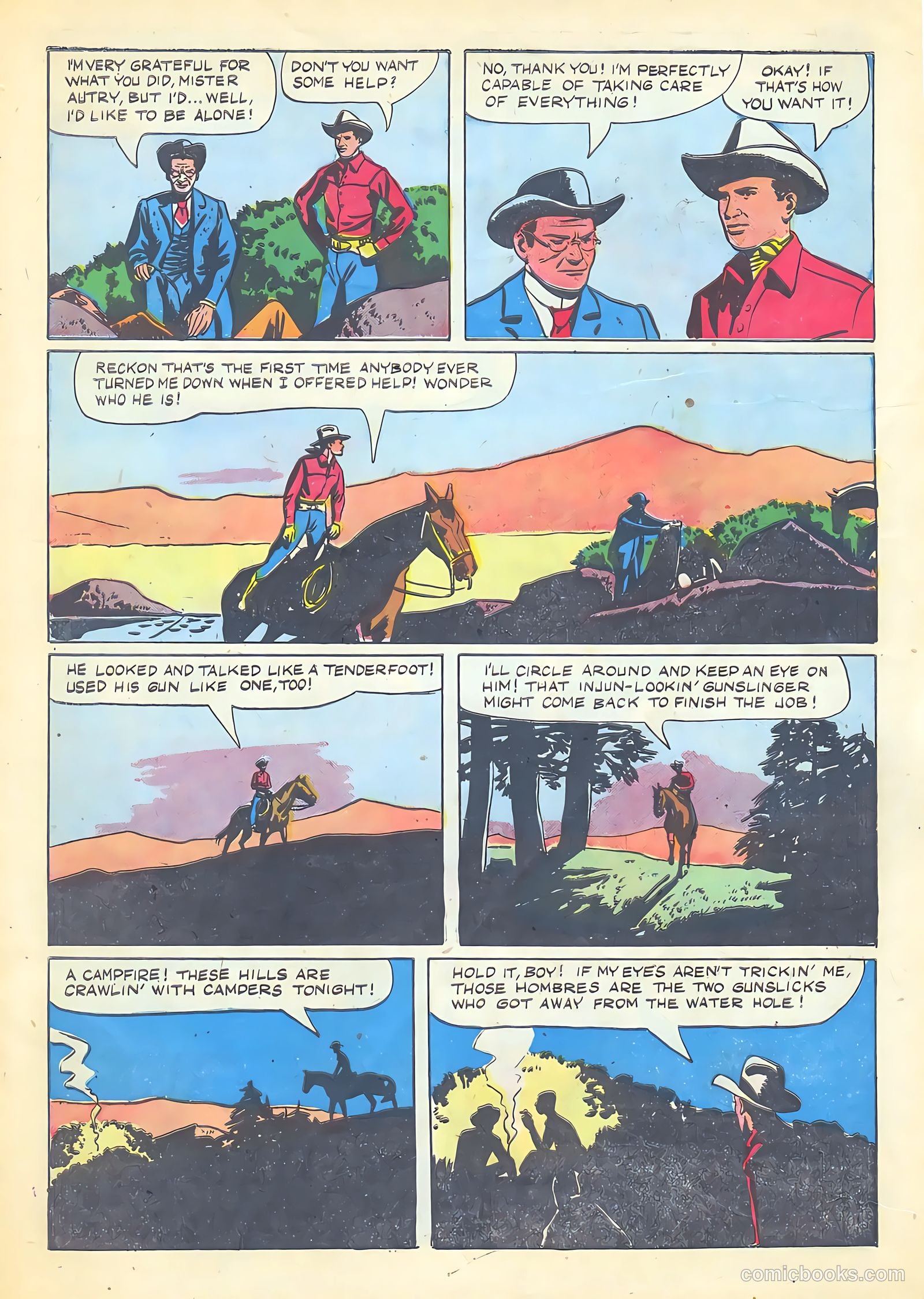 Gene Autry Comics #9 (1943) — page 5 of 52