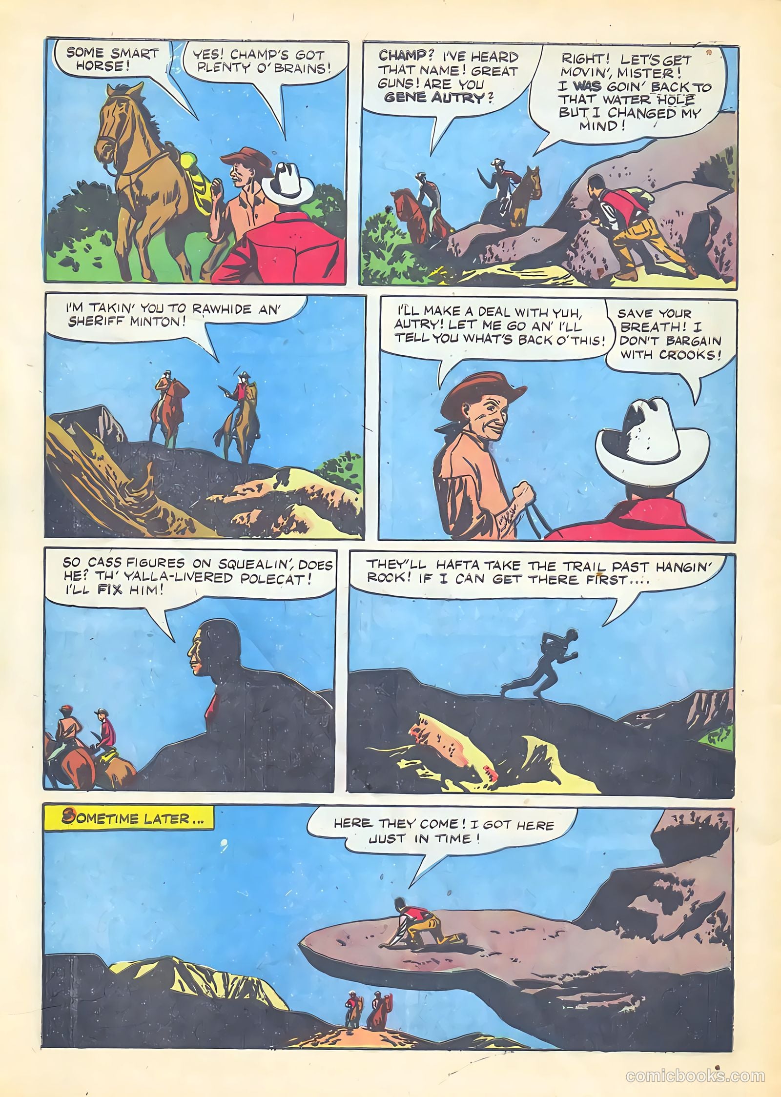 Gene Autry Comics #9 (1943) — page 8 of 52