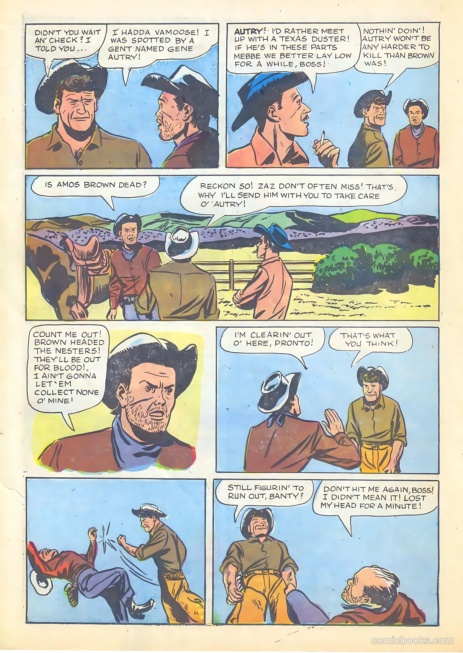 Gene Autry Comics #9 (1943) — page 34 of 52
