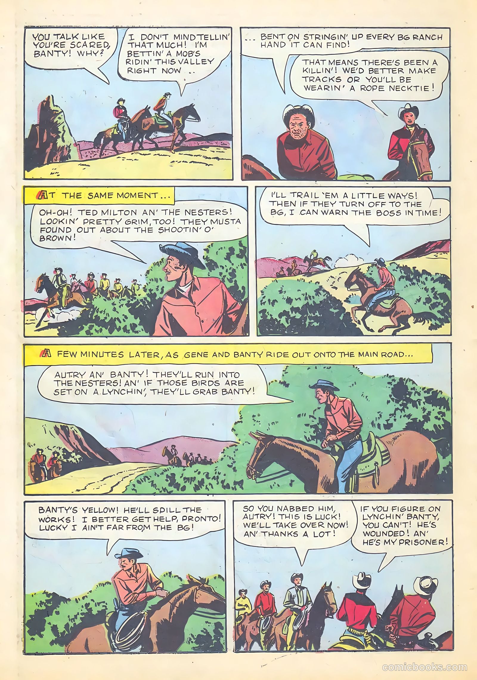 Gene Autry Comics #9 (1943) — page 38 of 52