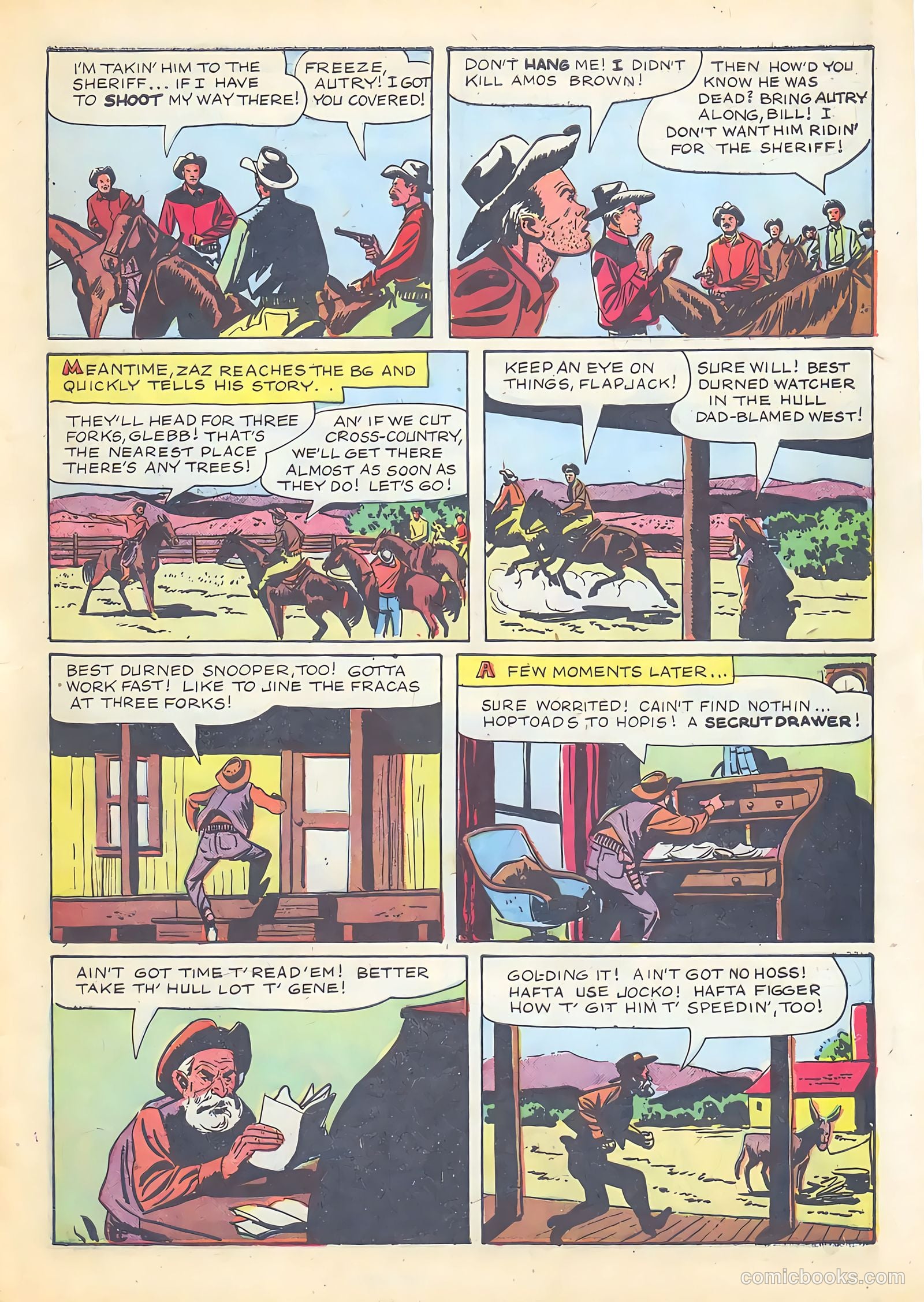 Gene Autry Comics #9 (1943) — page 39 of 52