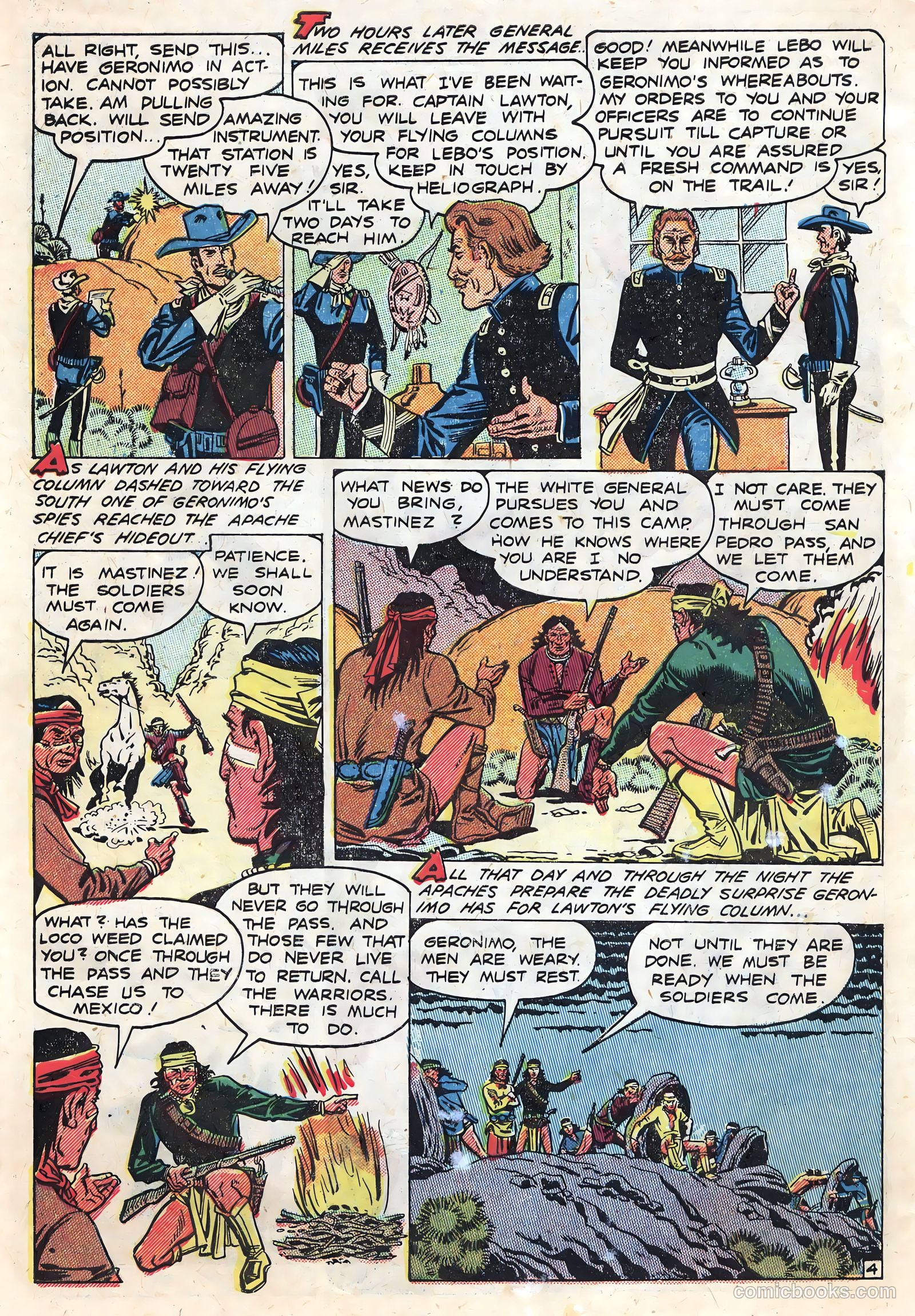 Geronimo #1 (1950) — page 30 of 35