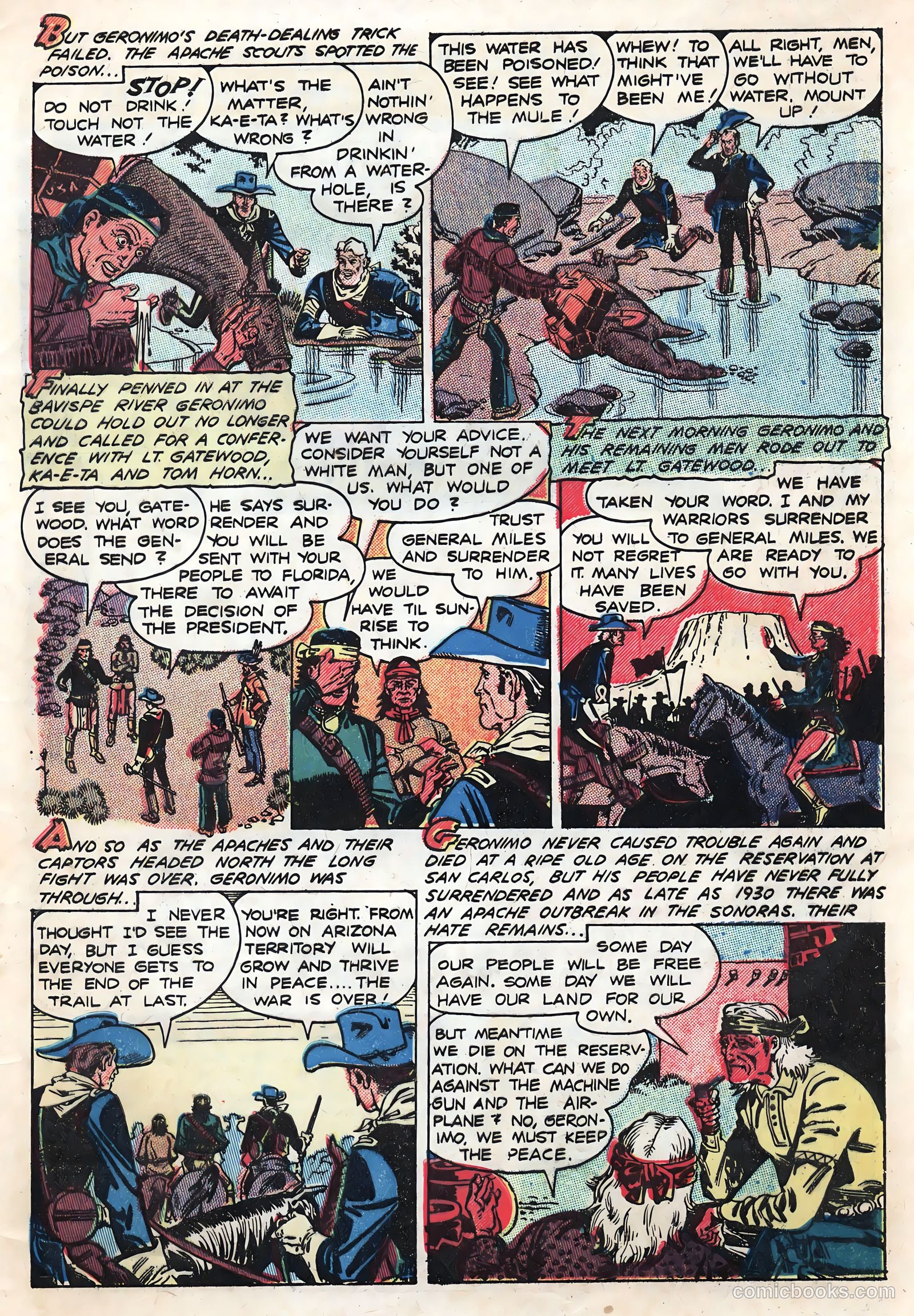 Geronimo #1 (1950) — page 33 of 35