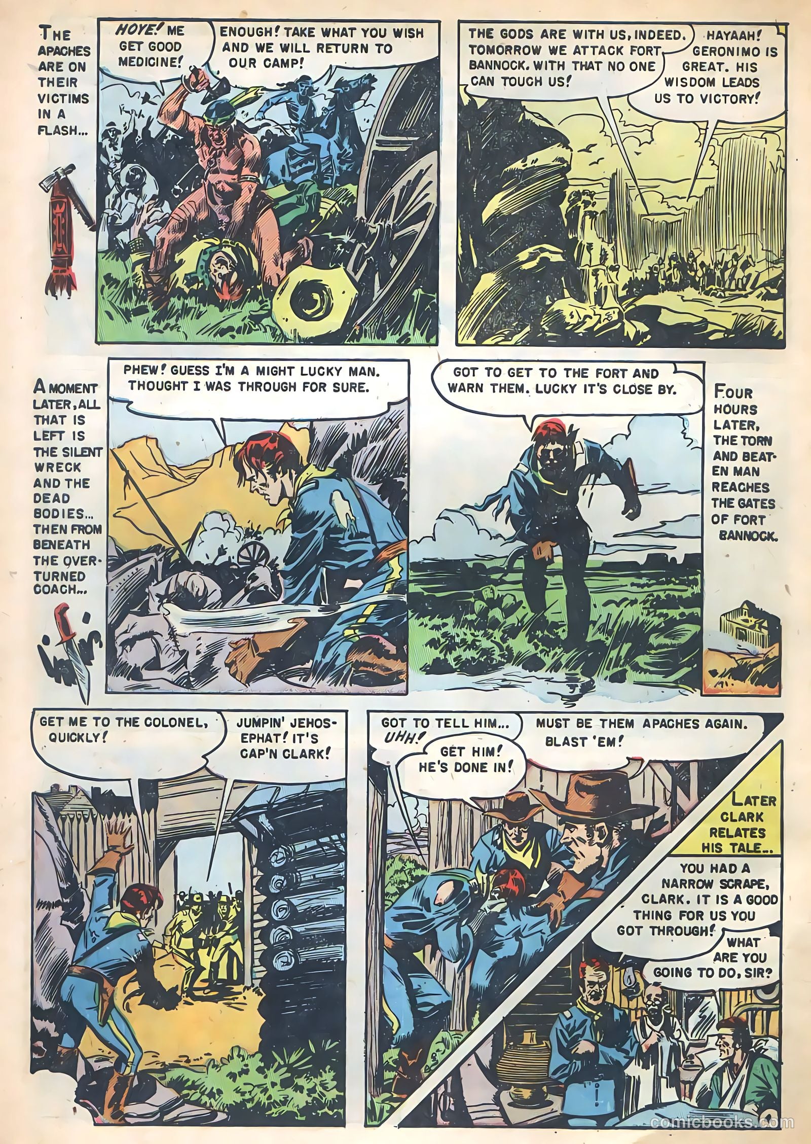 Geronimo #3 (1951) — page 6 of 36