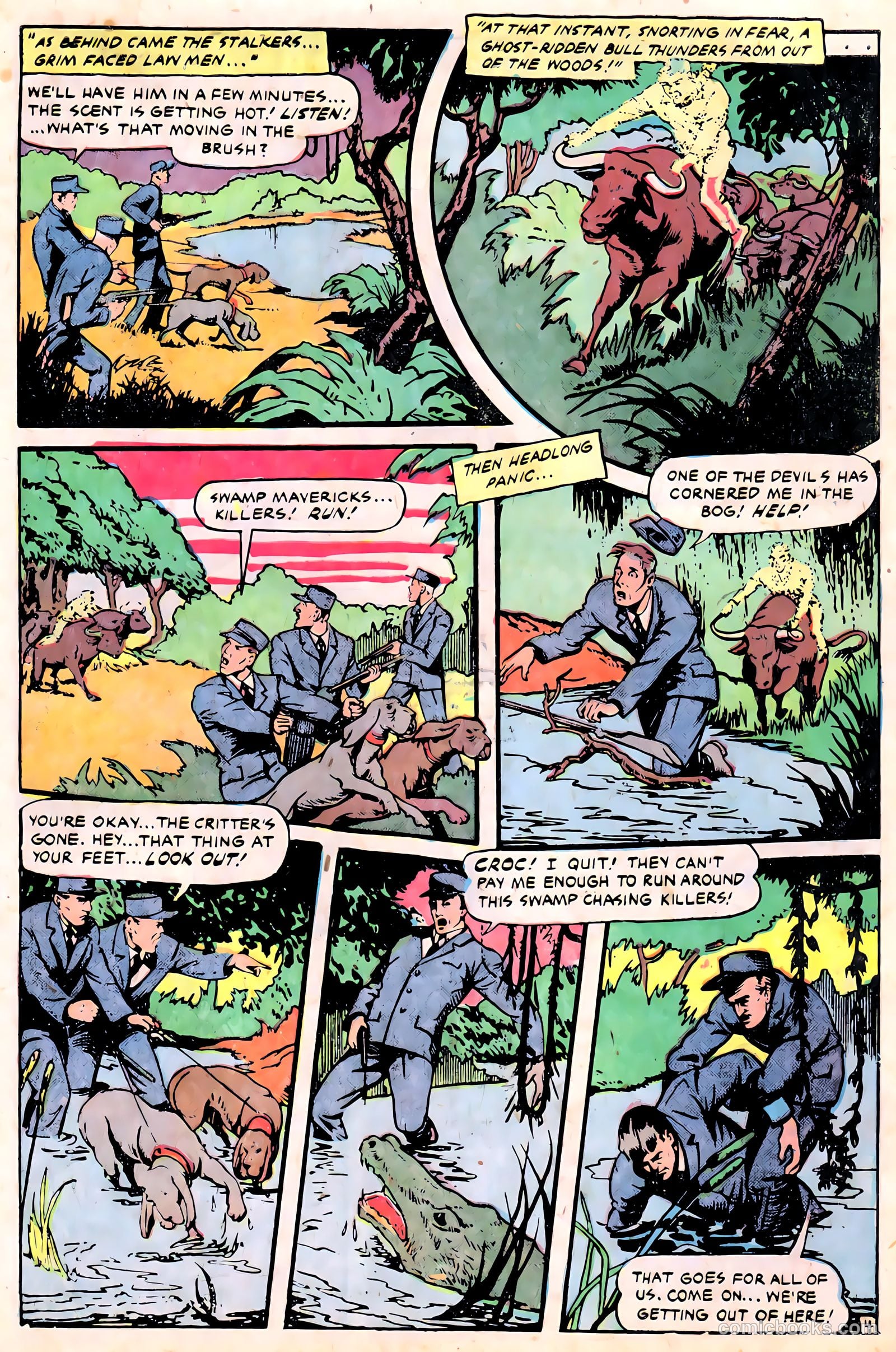 Ghost Comics #1 (1951, Fiction House) — page 7 of 36