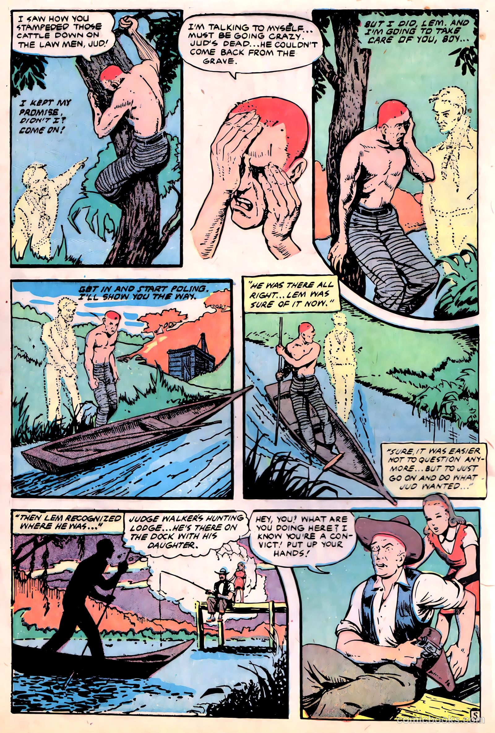 Ghost Comics #1 (1951, Fiction House) — page 8 of 36