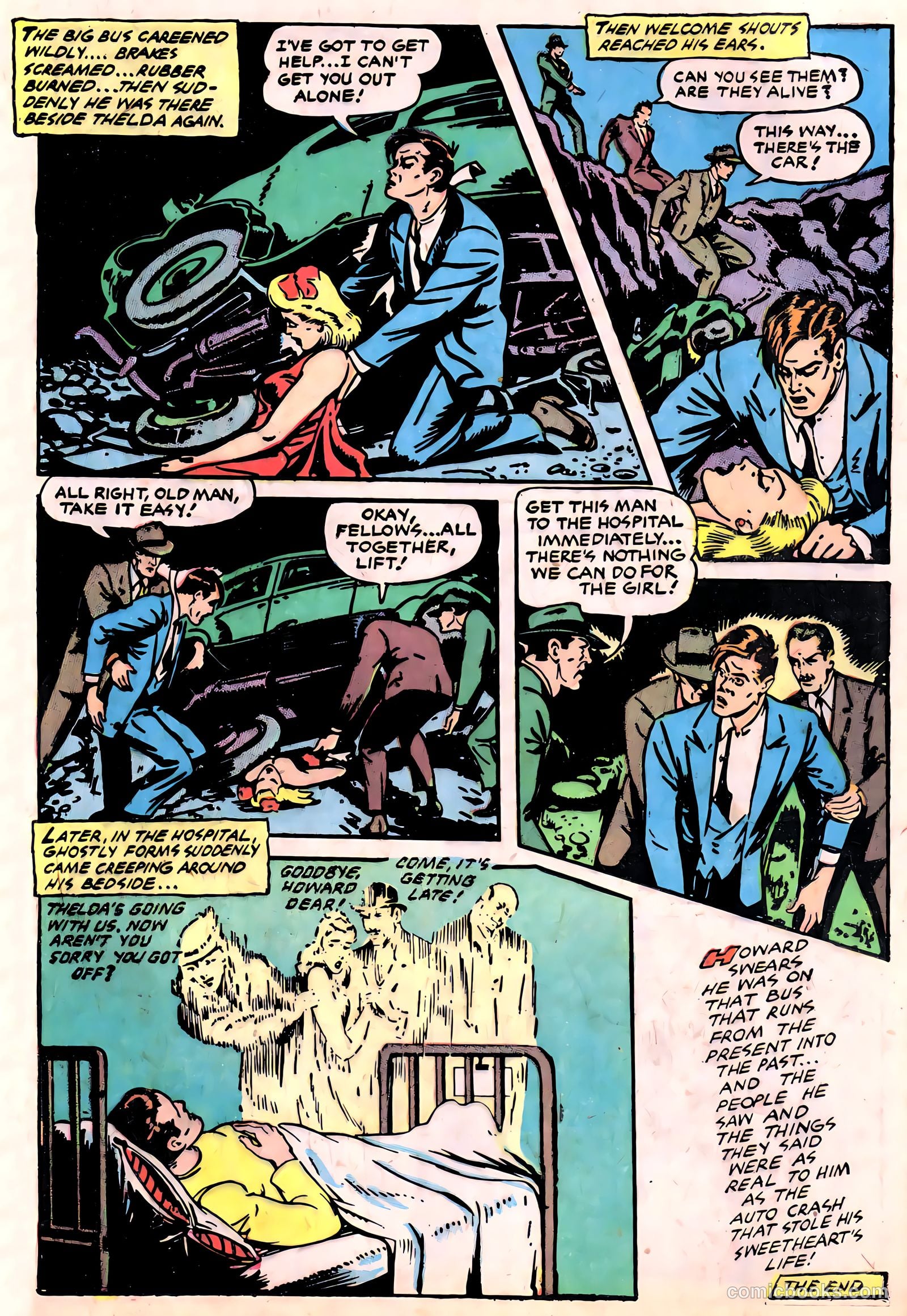 Ghost Comics #1 (1951, Fiction House) — page 25 of 36