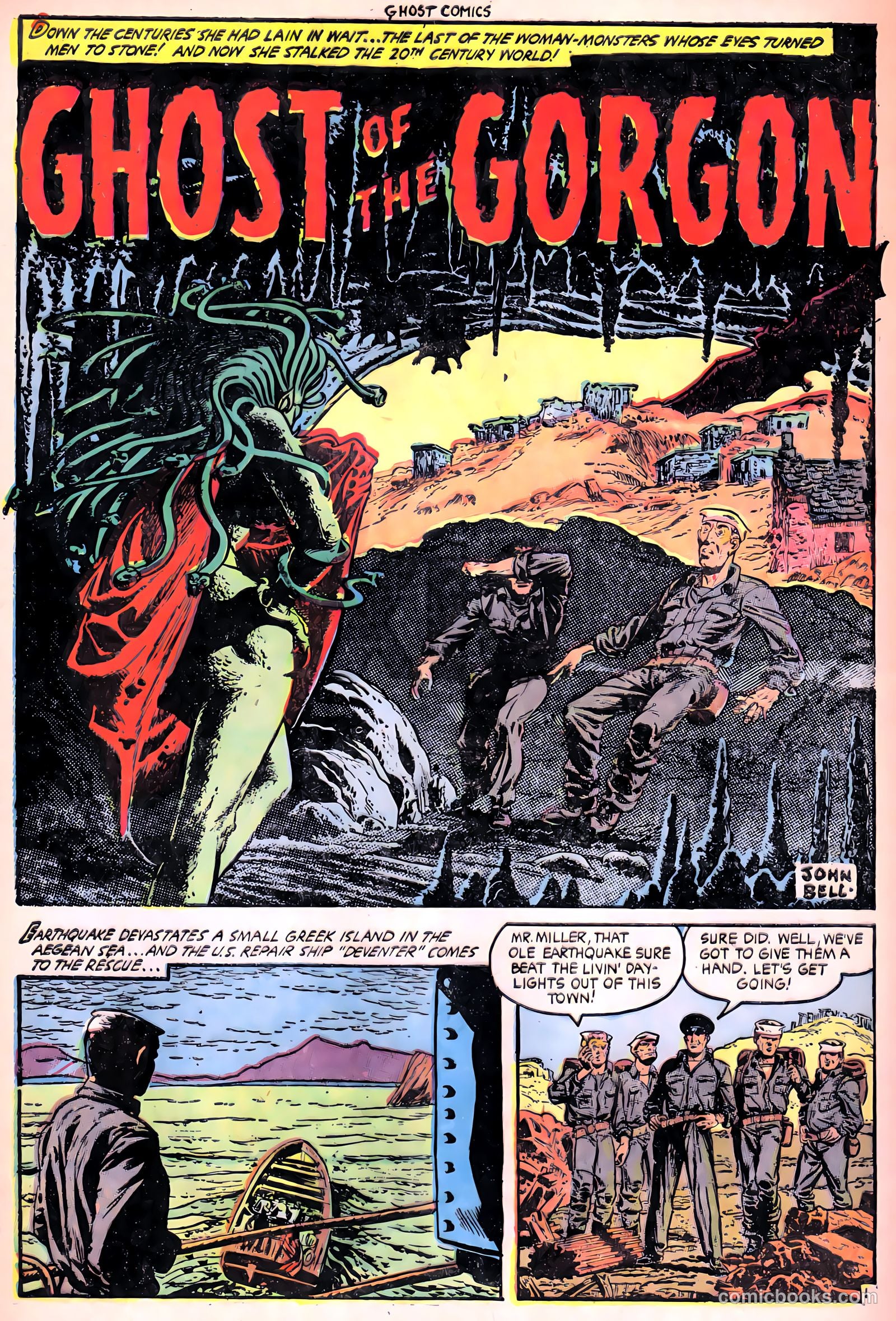Ghost Comics #10 (1954, Fiction House) — page 4 of 36